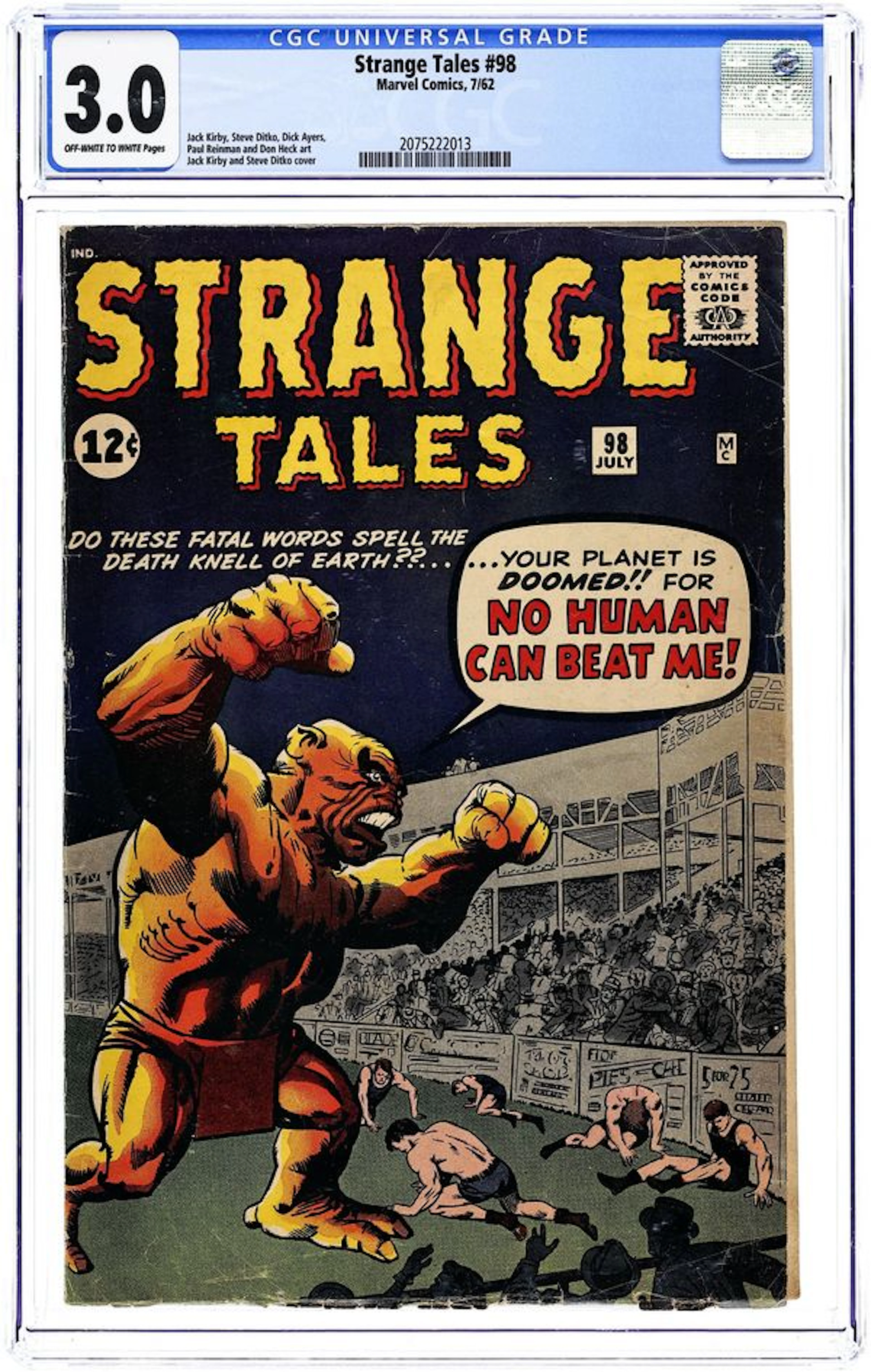 Strange Tales (1951 1st Series) 98 CGC 3.0