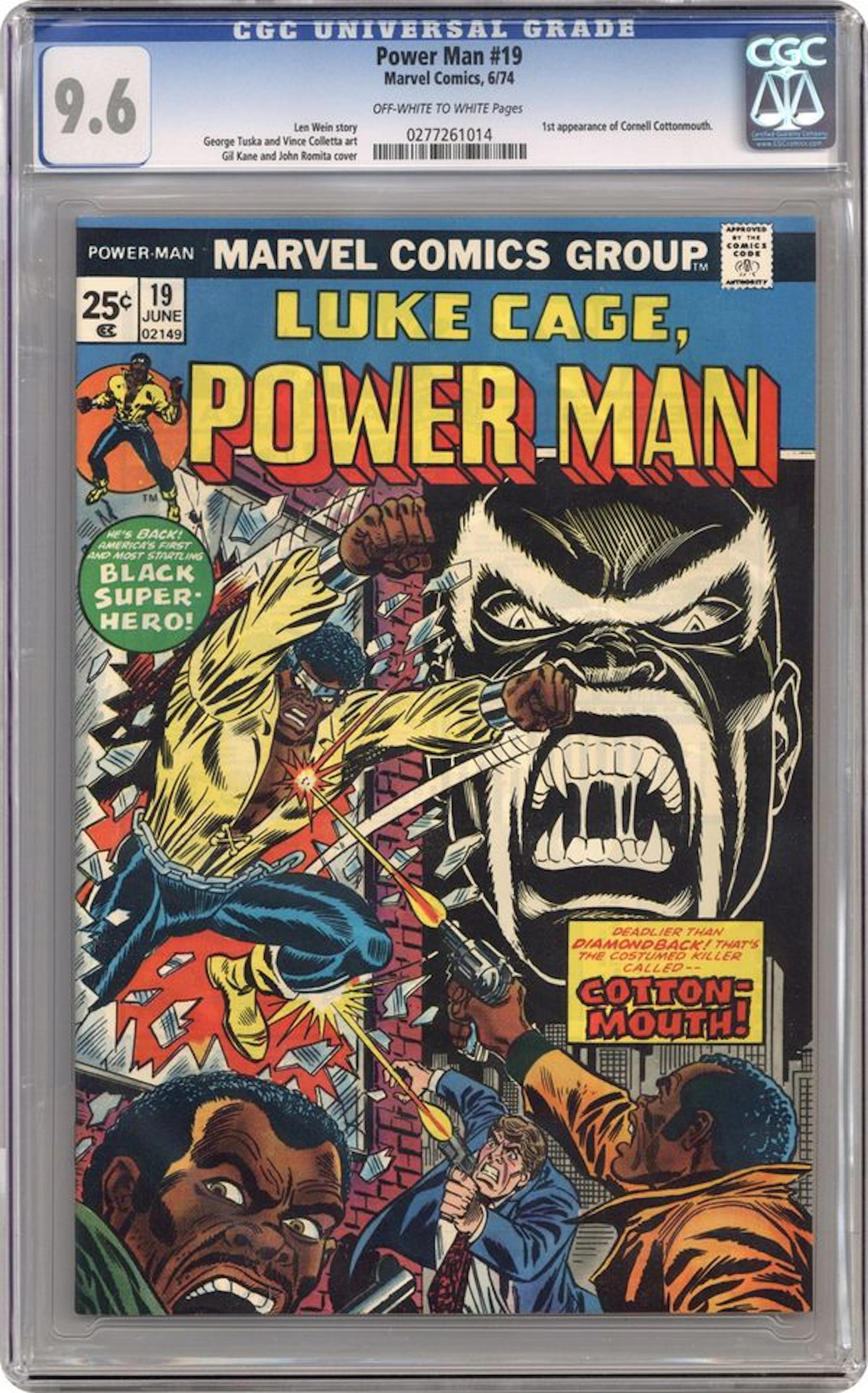 Power Man and Iron Fist (1972 Hero for Hire) 19 CGC 9.6