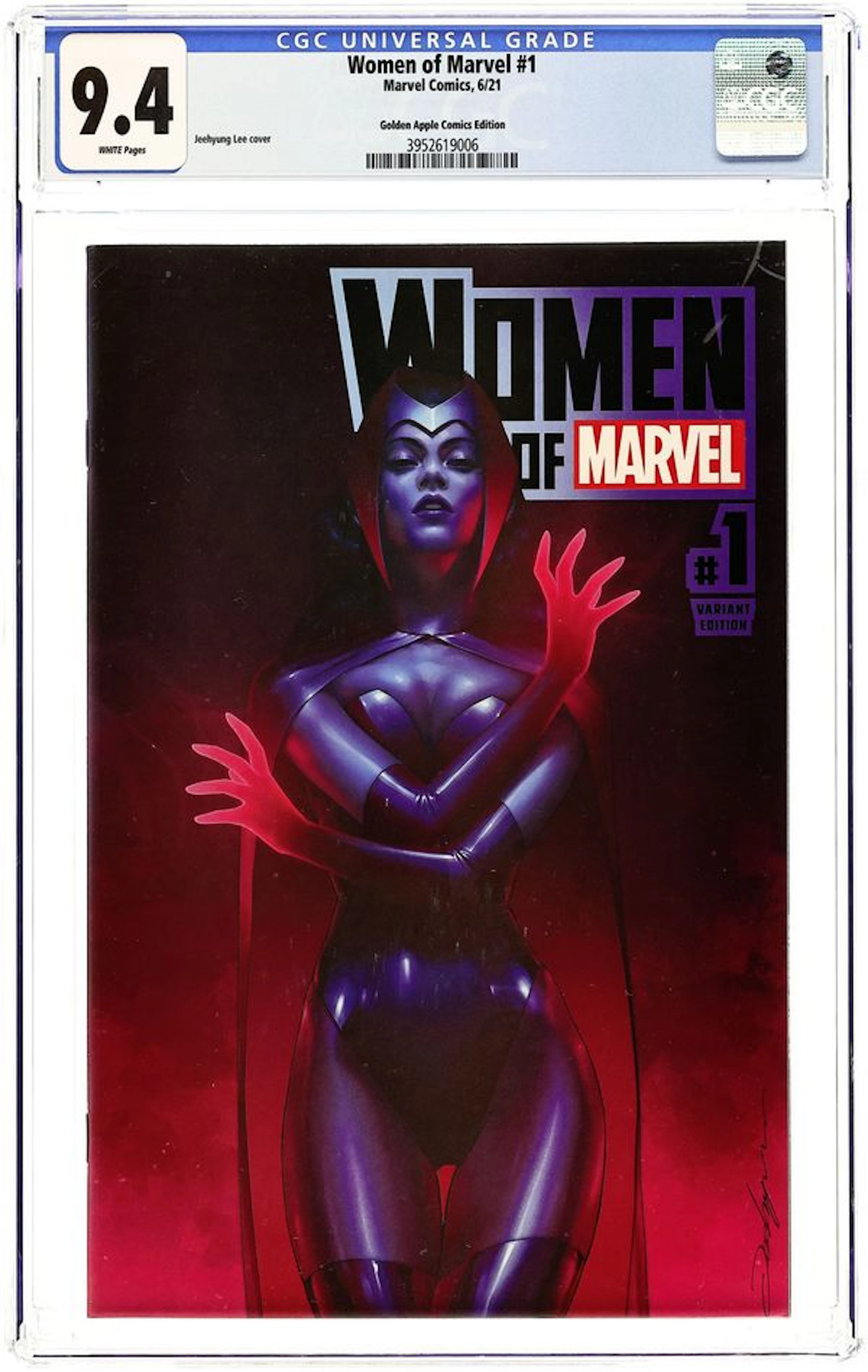 Women of Marvel (2021 Marvel) 1GOLDENAPPLE.A CGC 9.4