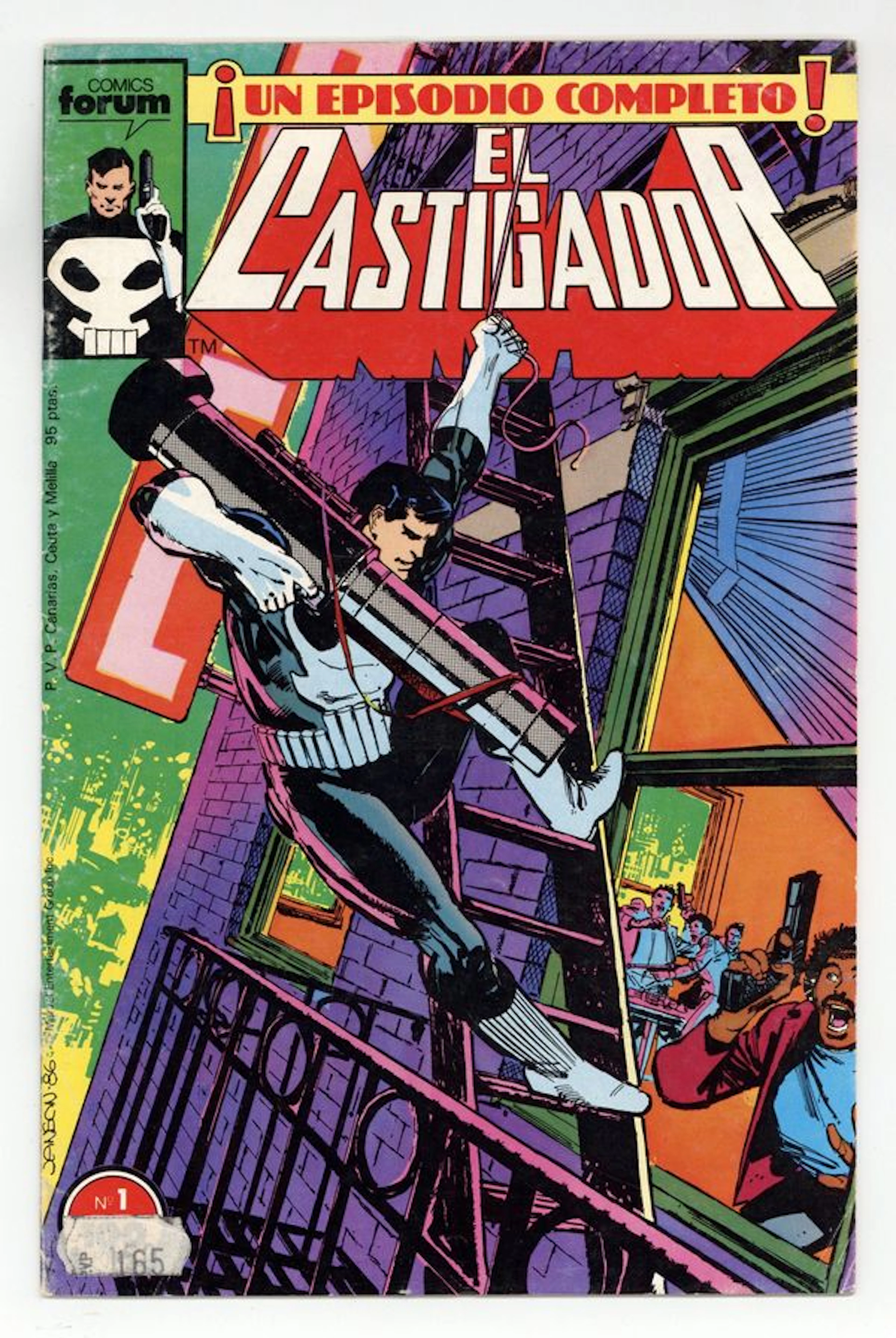El Castigador (Spanish 1988 Comics Forum) The Punisher 1 VG 4.0