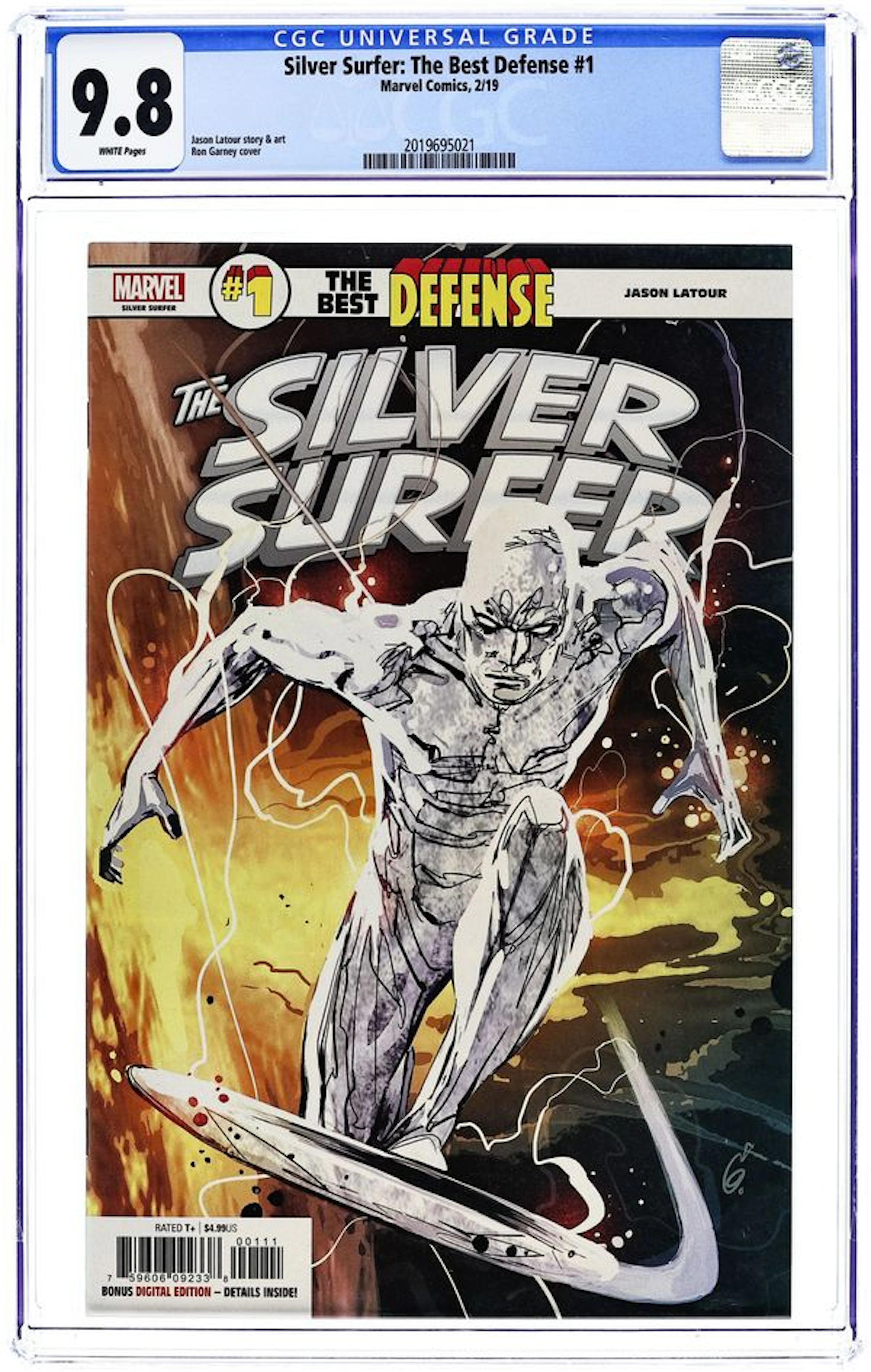Silver Surfer: The Best Defense (2018) 1A CGC 9.8