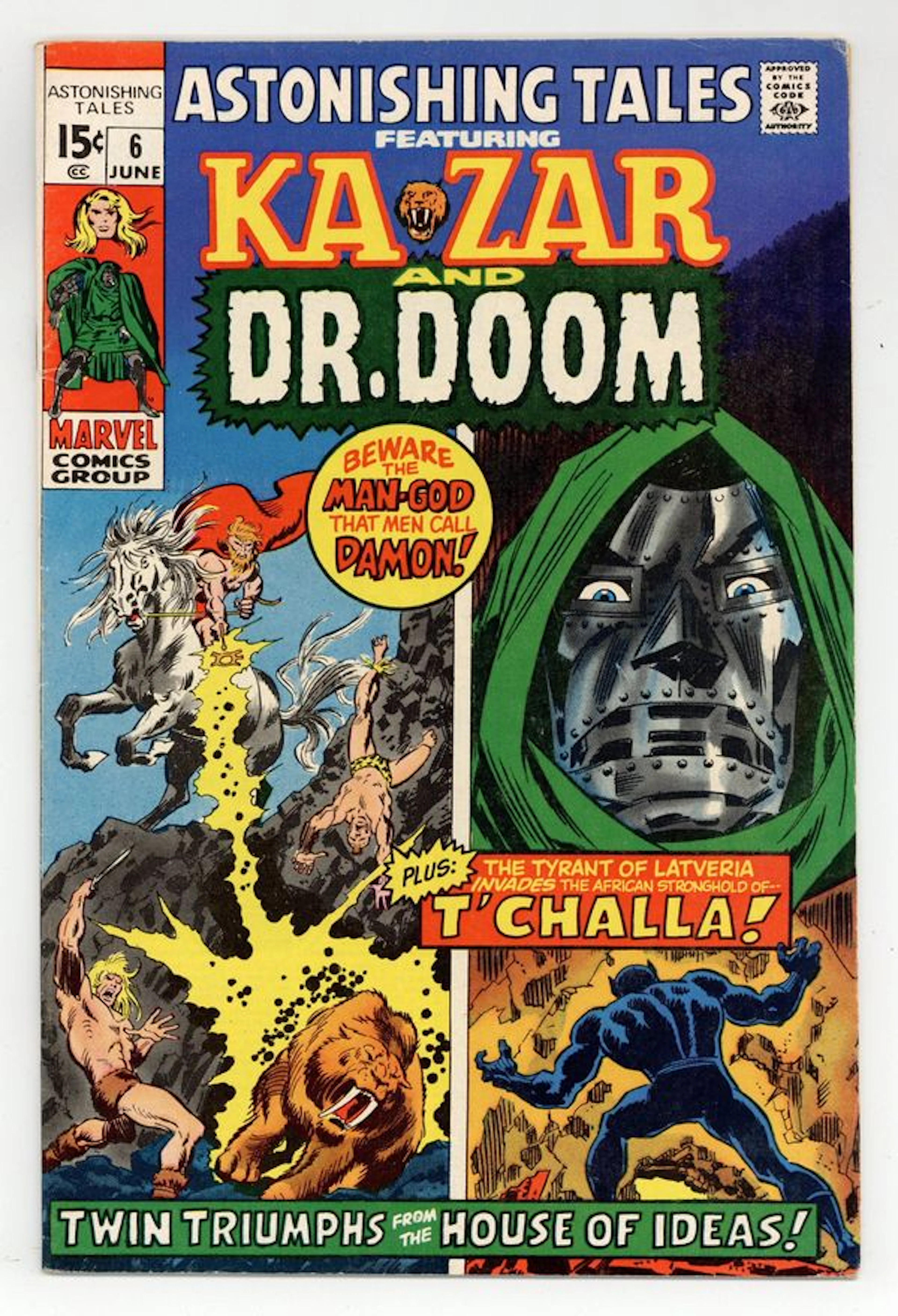 Astonishing Tales (1970) 6 VG/FN 5.0