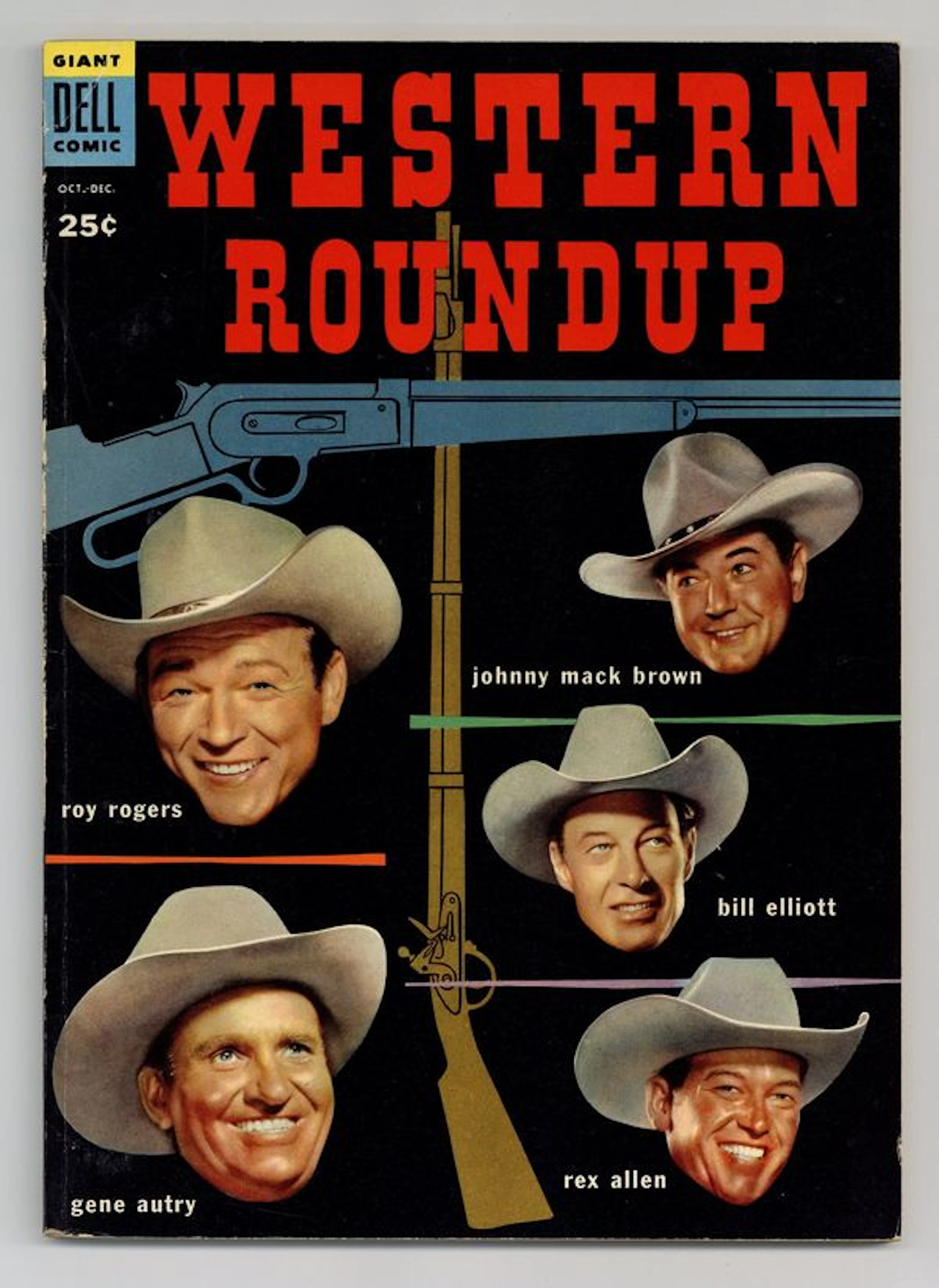 Dell Giant Western Roundup (1952-1959 Dell) 8 VG+ 4.5