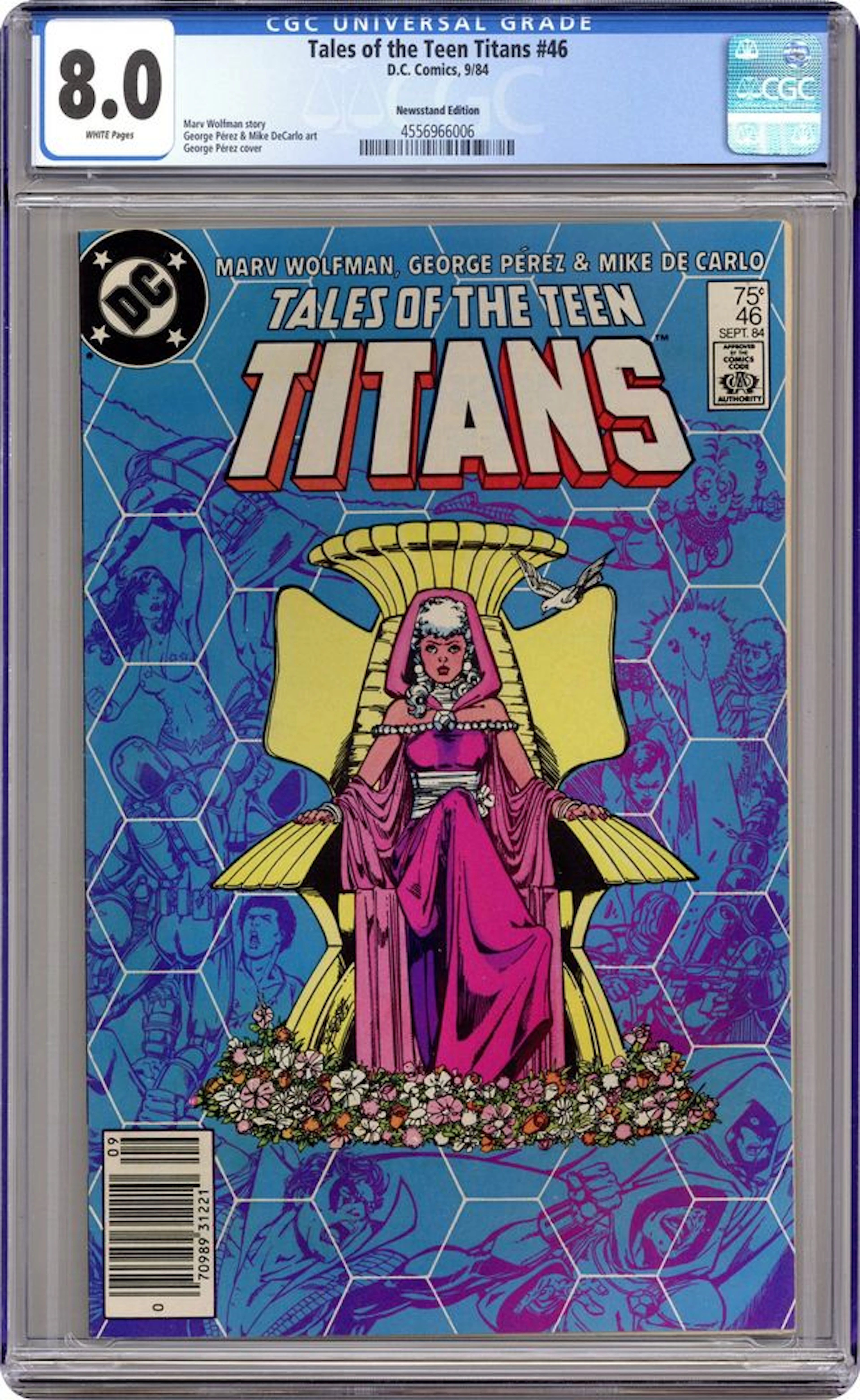 New Teen Titans (1980) (Tales of ...) 46N CGC 8.0