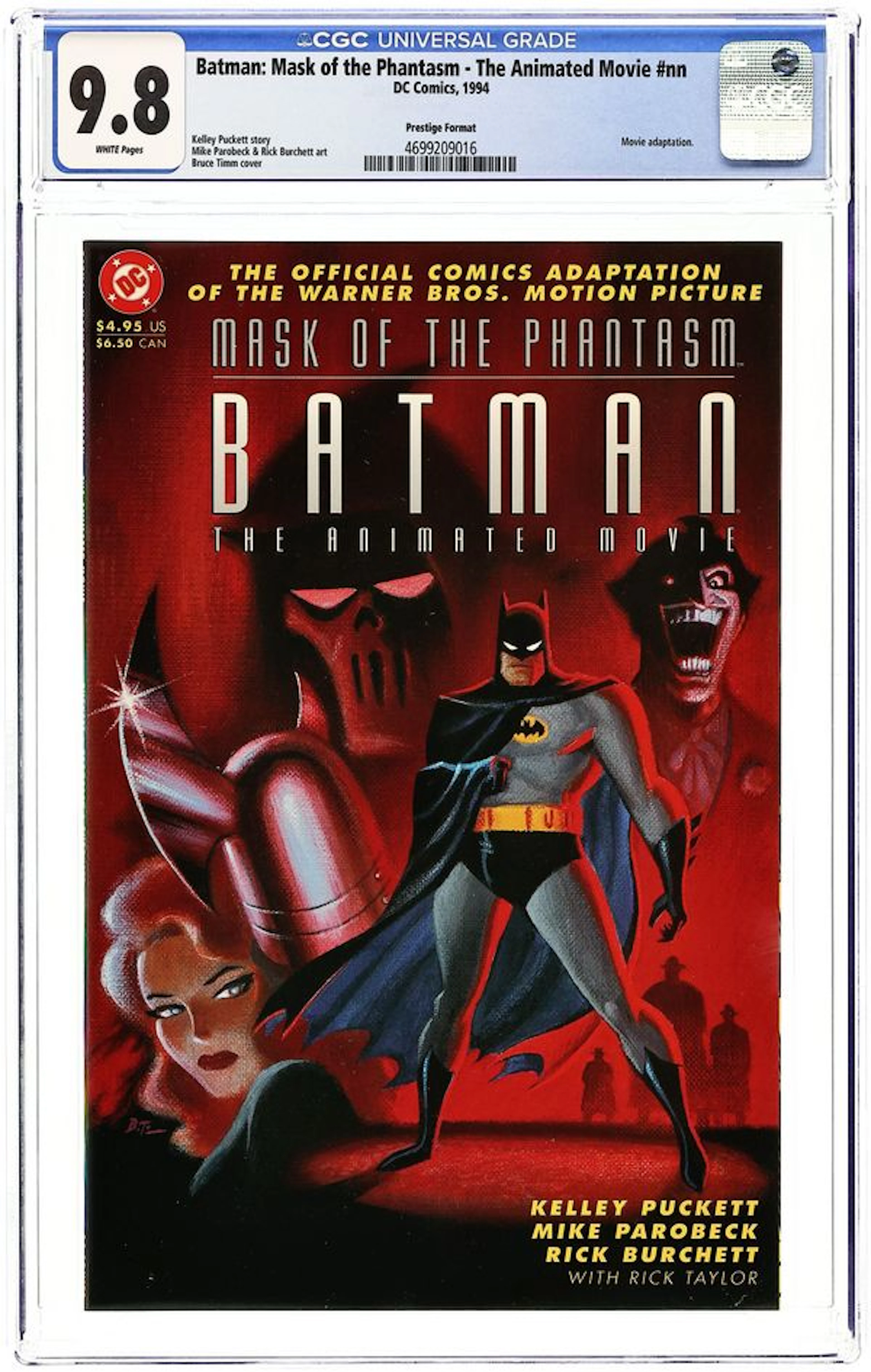 Batman Mask of the Phantasm (1993) 1A CGC 9.8