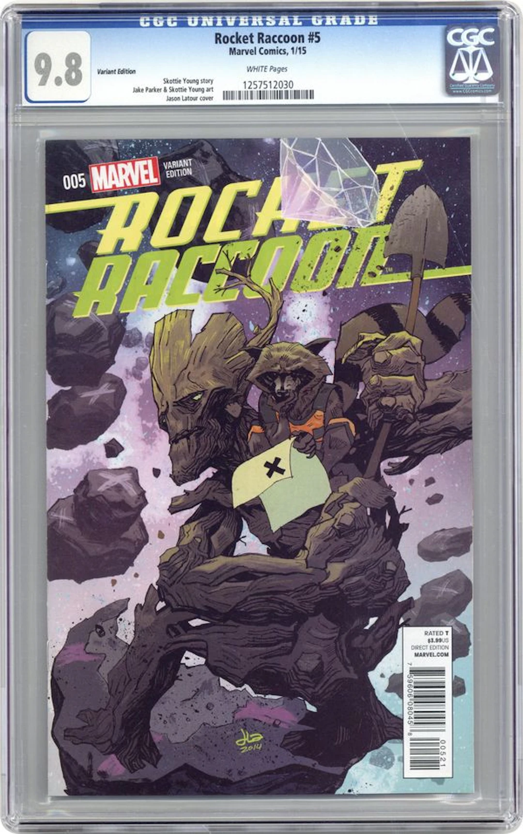 Rocket Raccoon (2014 2nd Series) 5B CGC 9.8