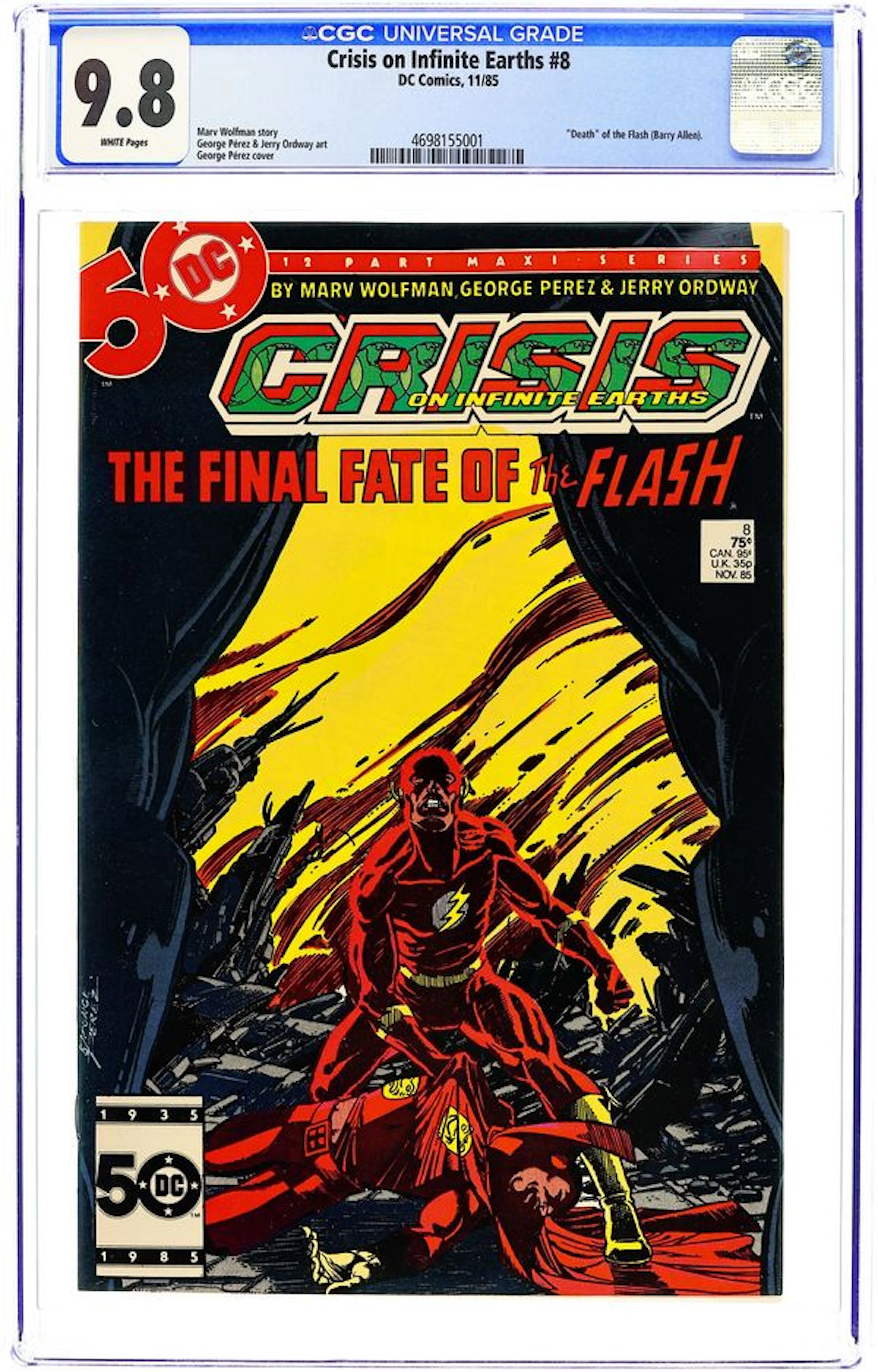 Crisis on Infinite Earths (1985) 8 CGC 9.8