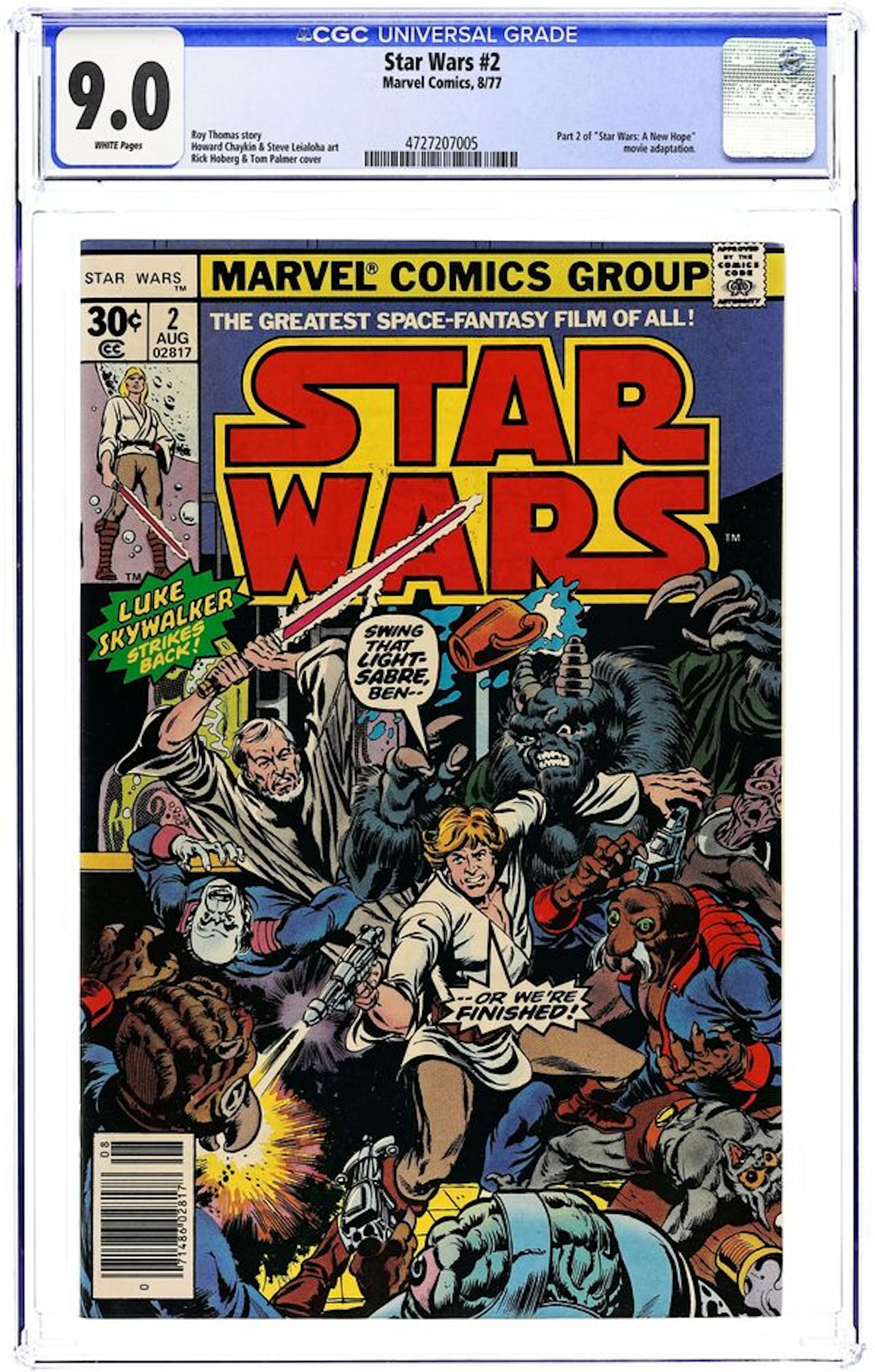 Star Wars (1977 Marvel) 2 CGC 9.0