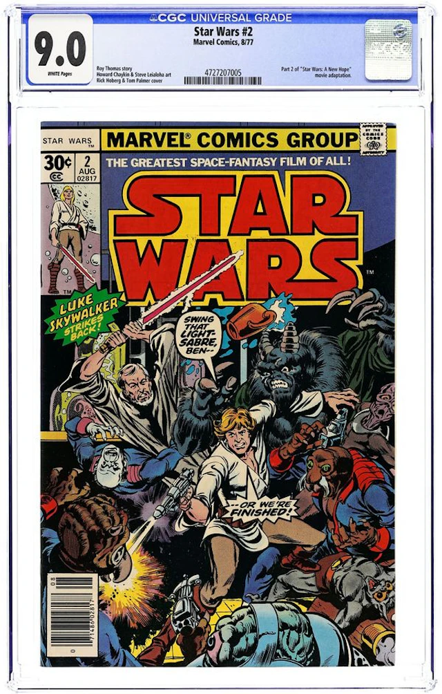 Star Wars (1977 Marvel) 2 CGC 9.0