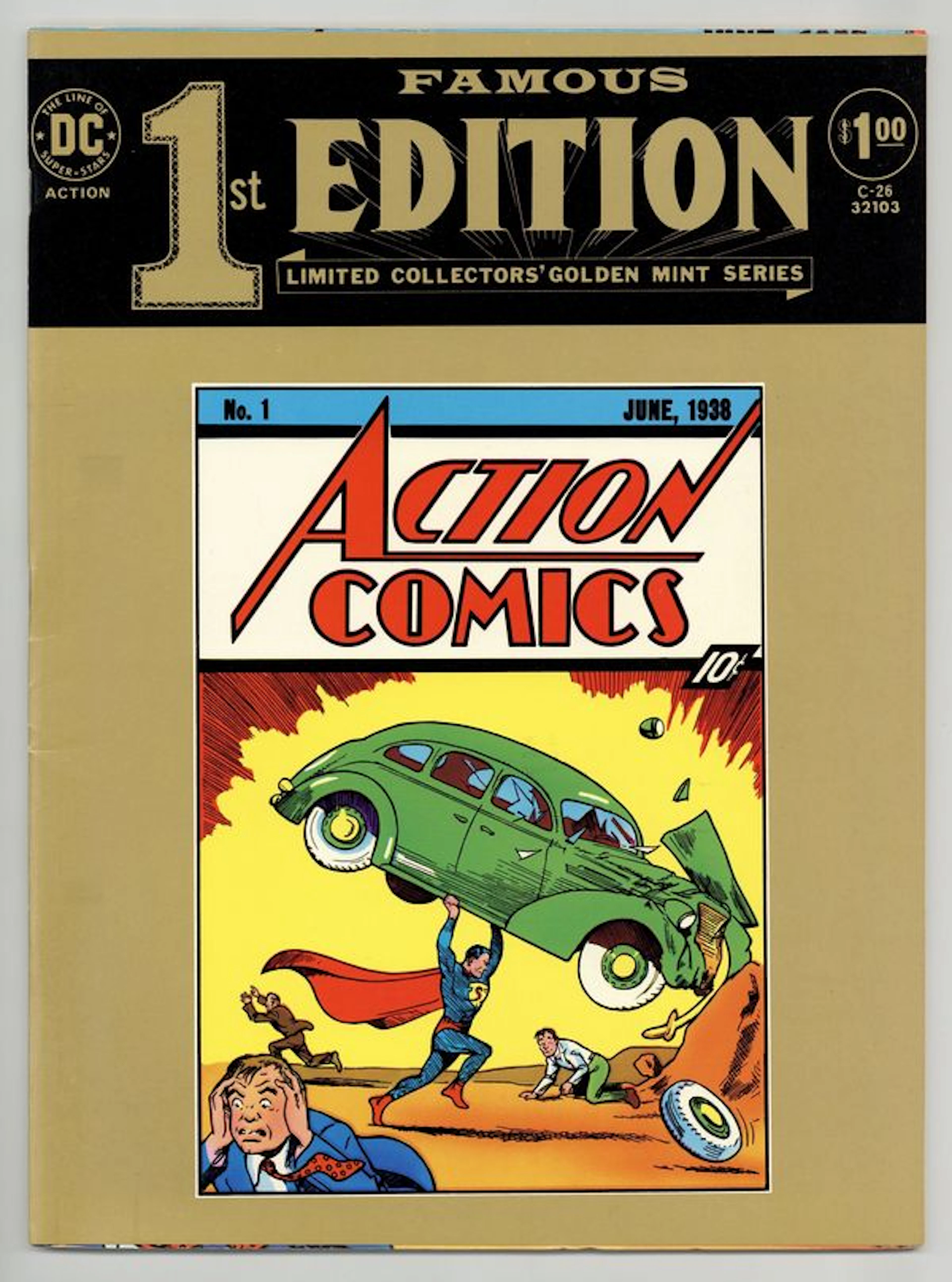 Famous First Edition Action Comics (1974 DC Treasury) C.26SOFTCOVER FN 6.0