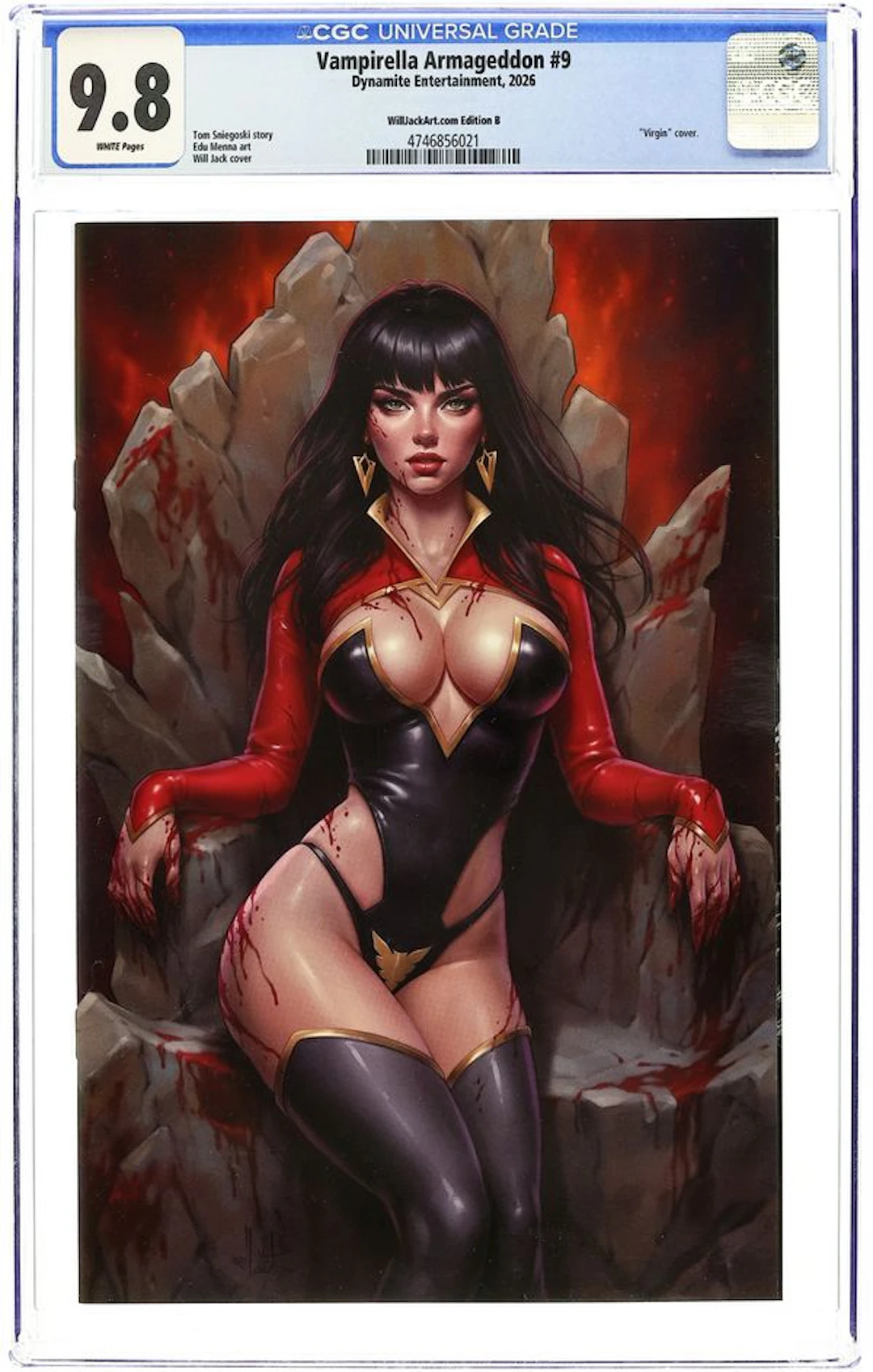 Vampirella Armageddon (2025 Dynamite) 9JACK.A CGC 9.8