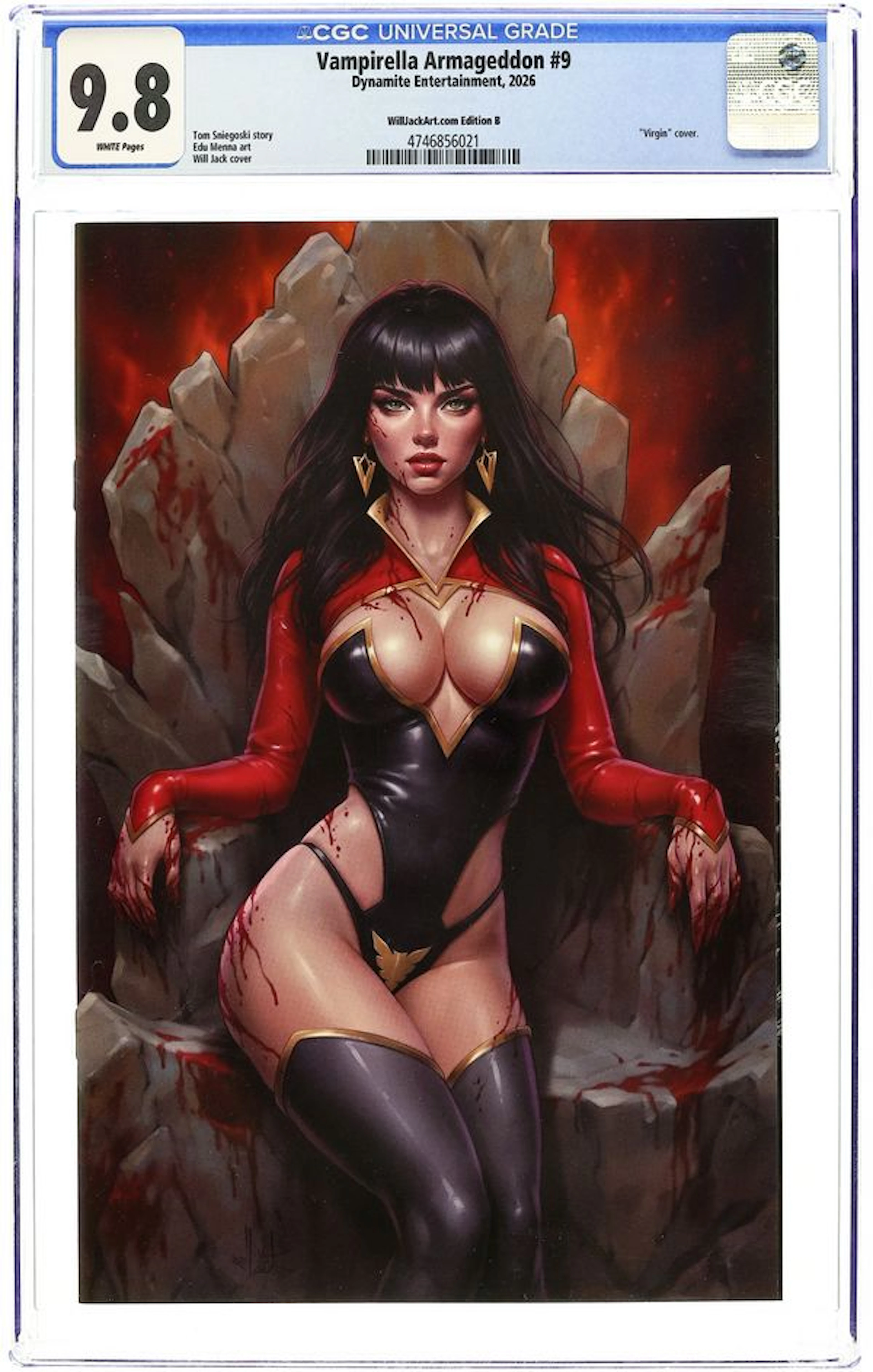 Vampirella Armageddon (2025 Dynamite) 9JACK.A CGC 9.8