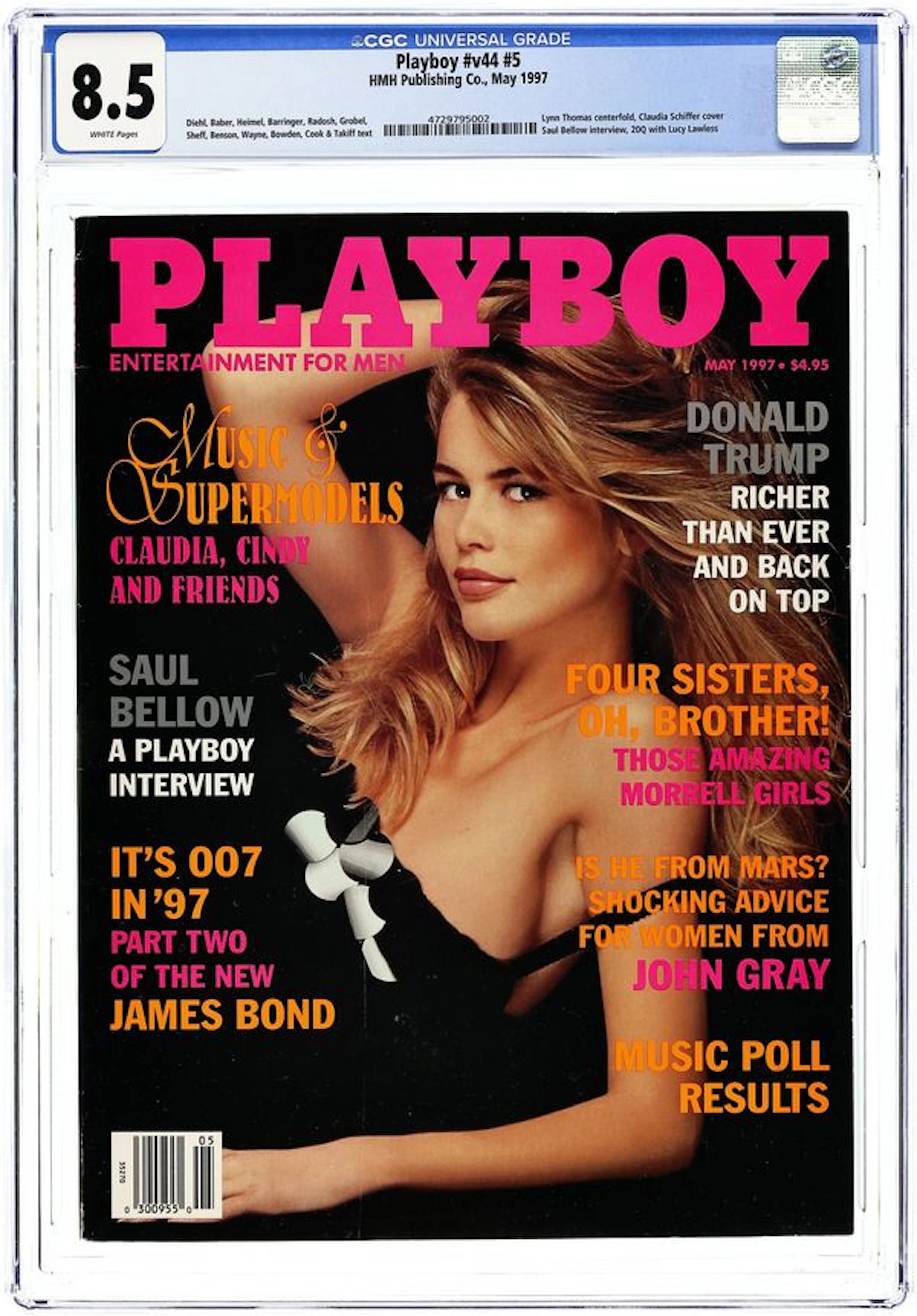Playboy Magazine (1953-Present HMH Publishing) Vol. 44 #5 CGC 8.5