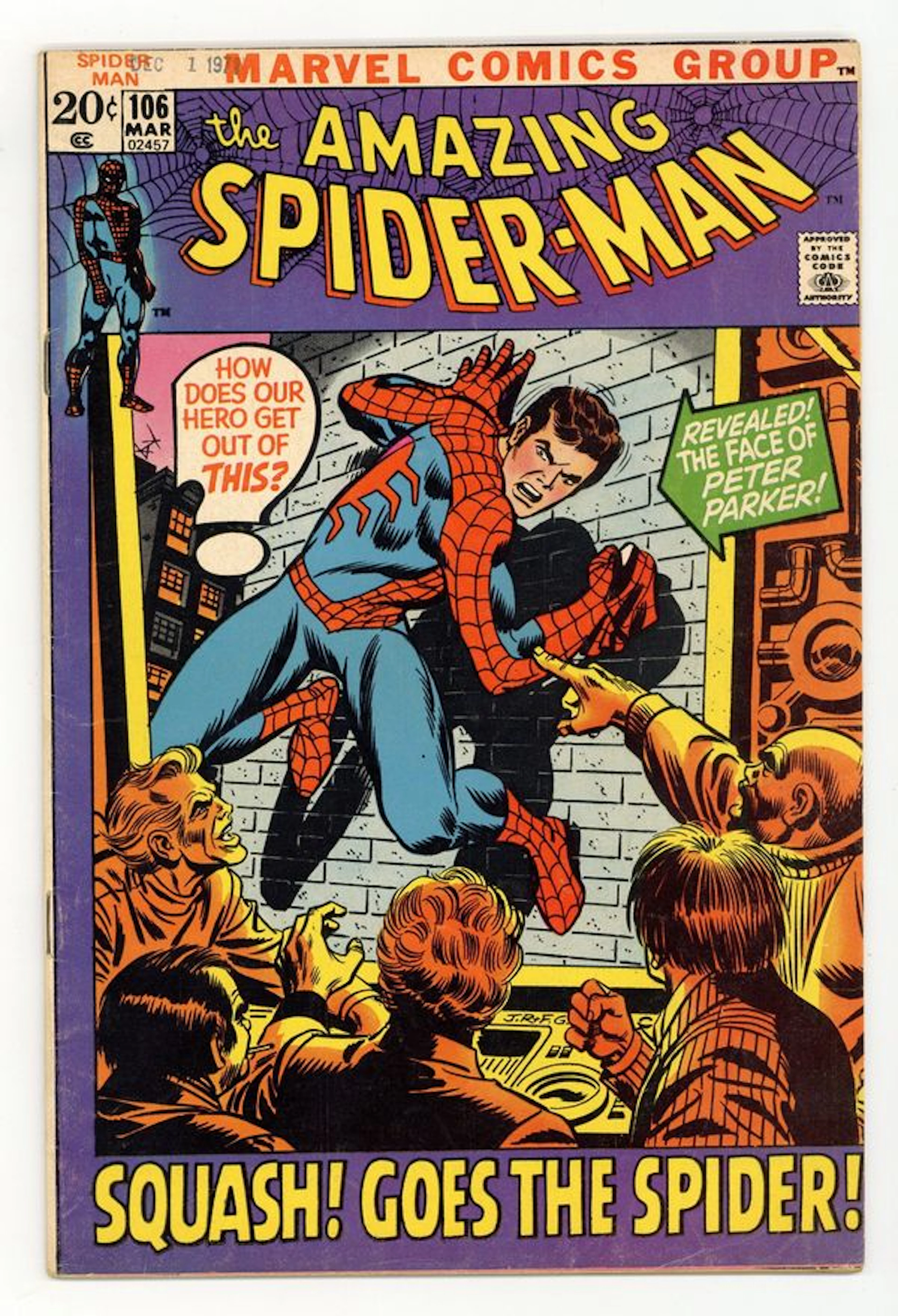Amazing Spider-Man (1963 1st Series) 106 VG- 3.5