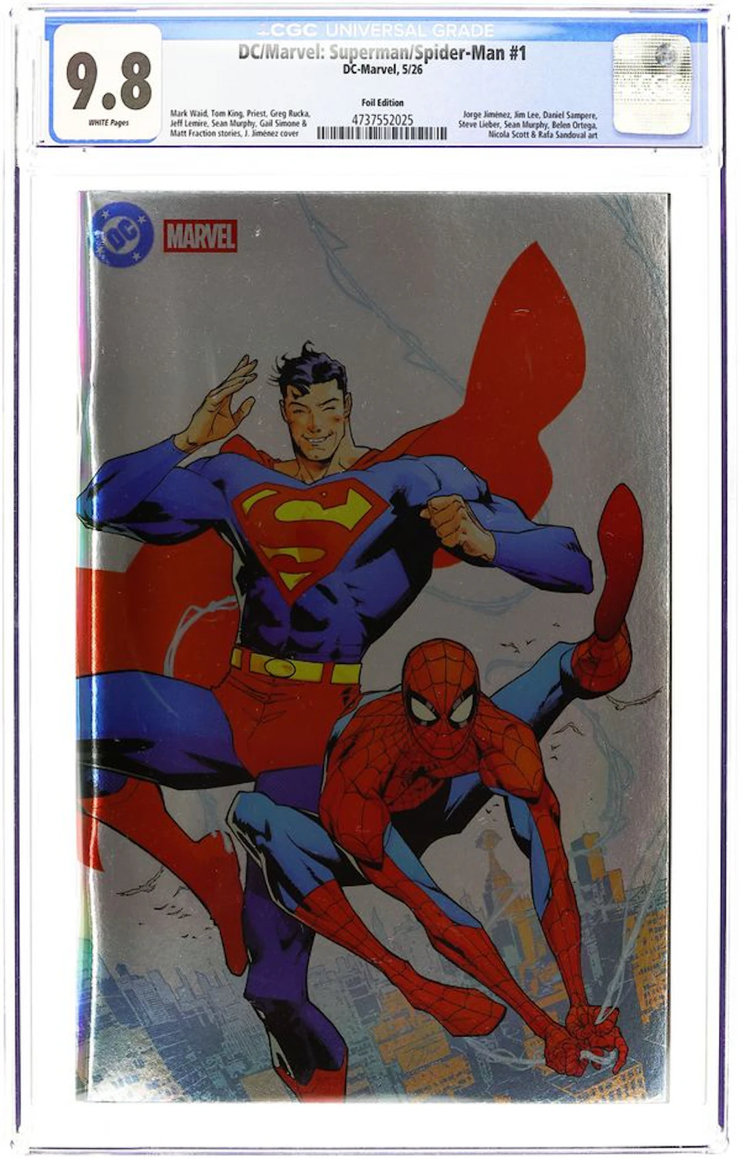 DC Marvel Superman Spider-Man (2026 DC) 1Y CGC 9.8