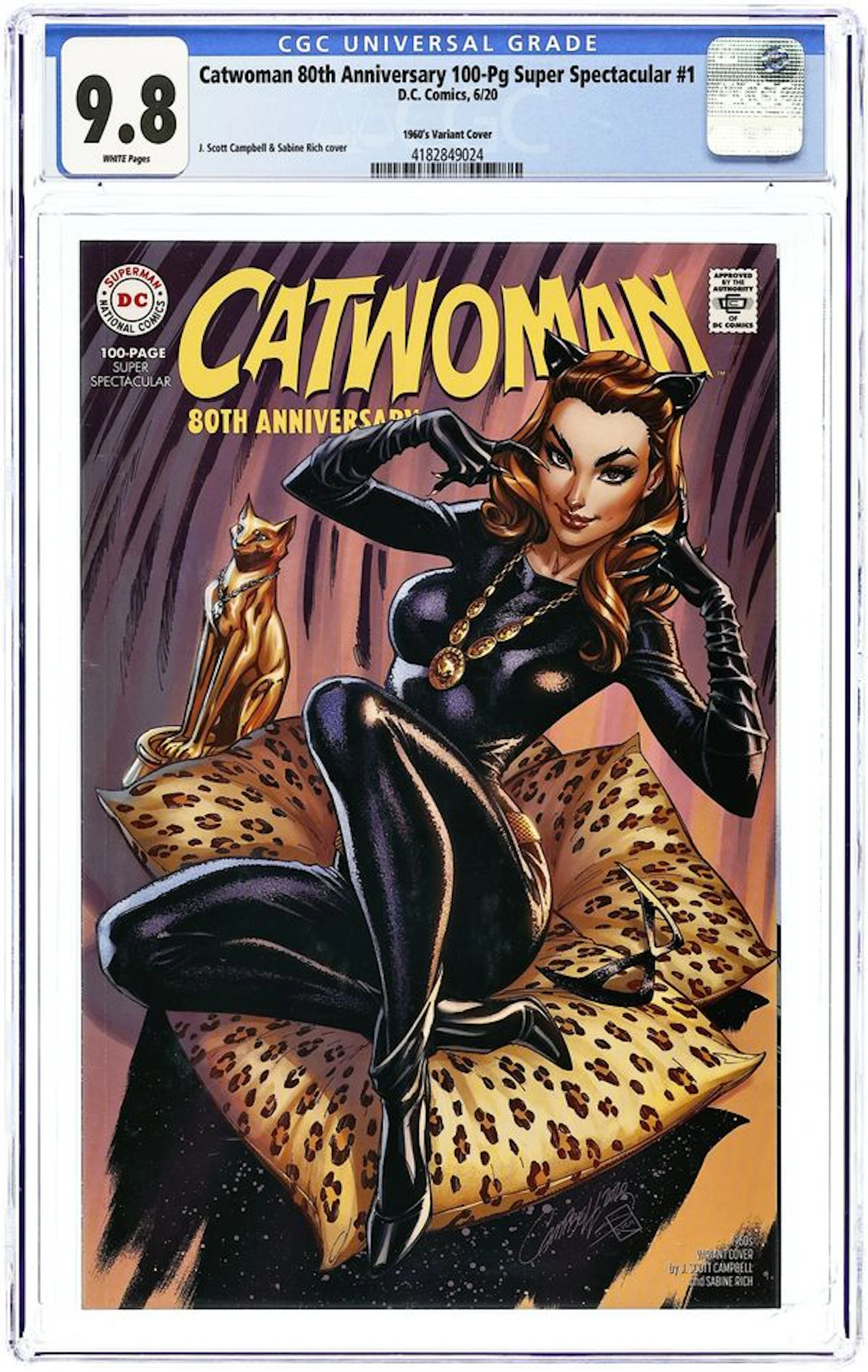 Catwoman 80th Anniversary 100 Page Super Spectacular (2020 DC) 1D CGC 9.8