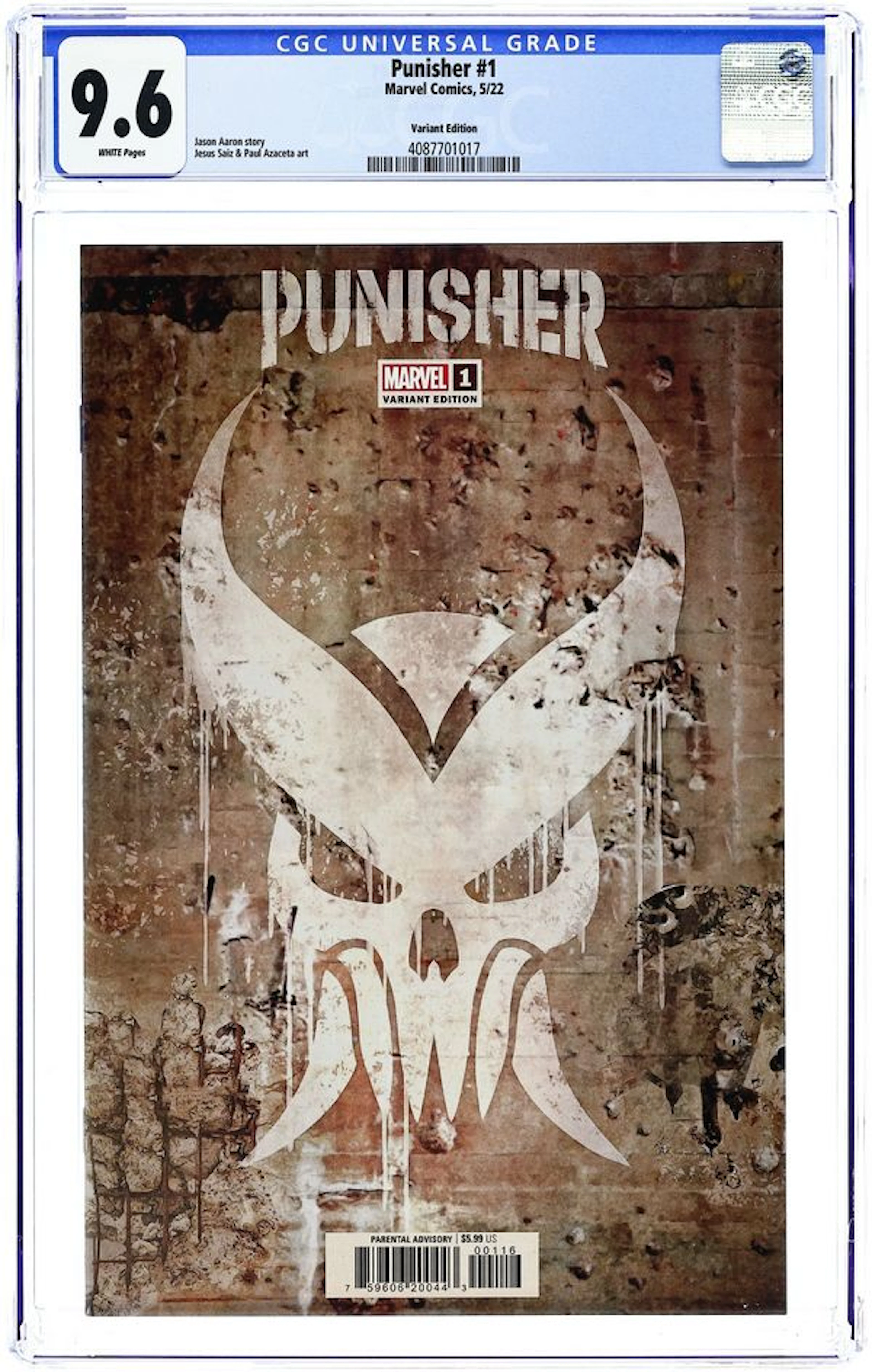 Punisher (2022 Marvel) 1B CGC 9.6