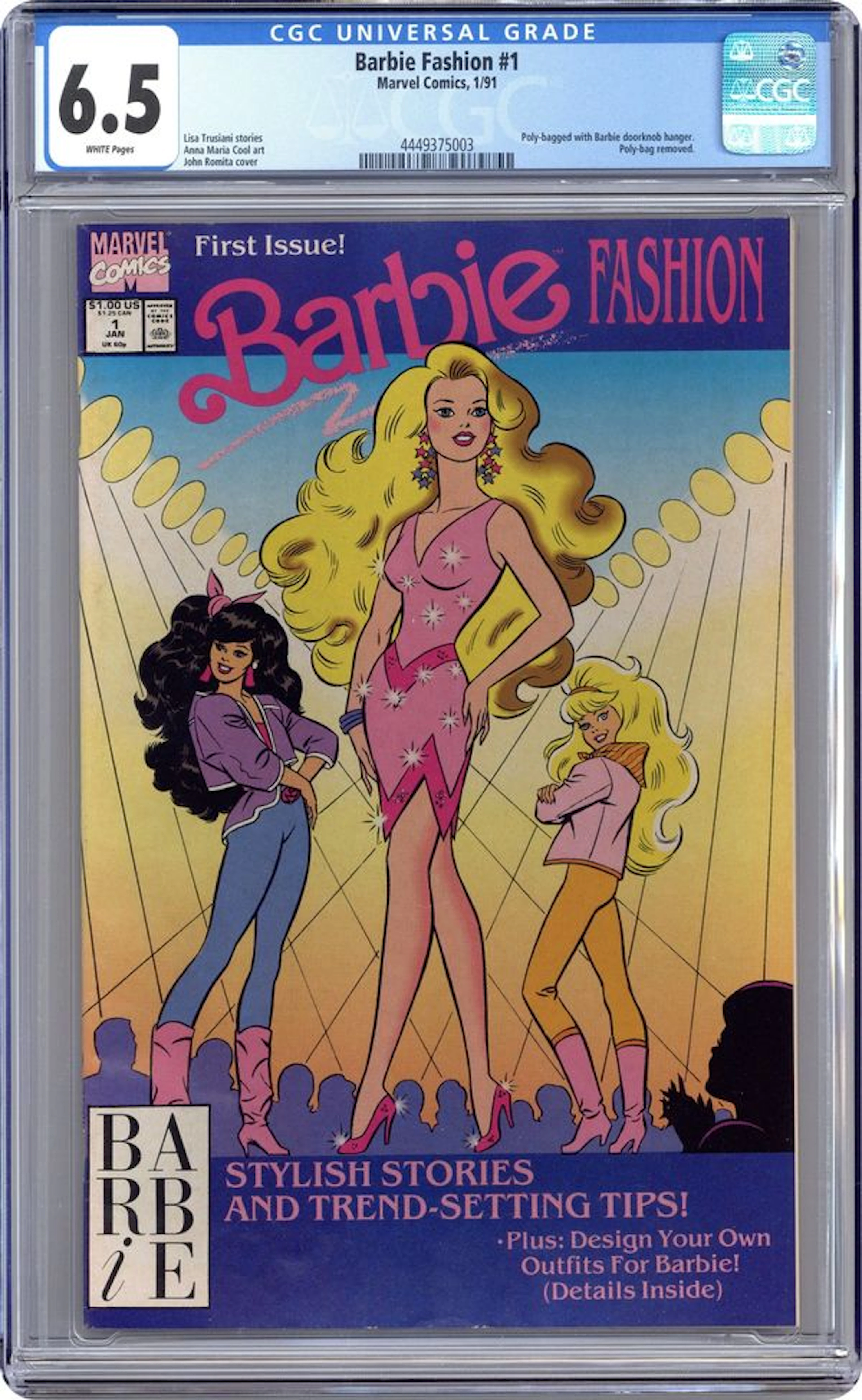 Barbie Fashion (1991 Marvel) 1D CGC 6.5