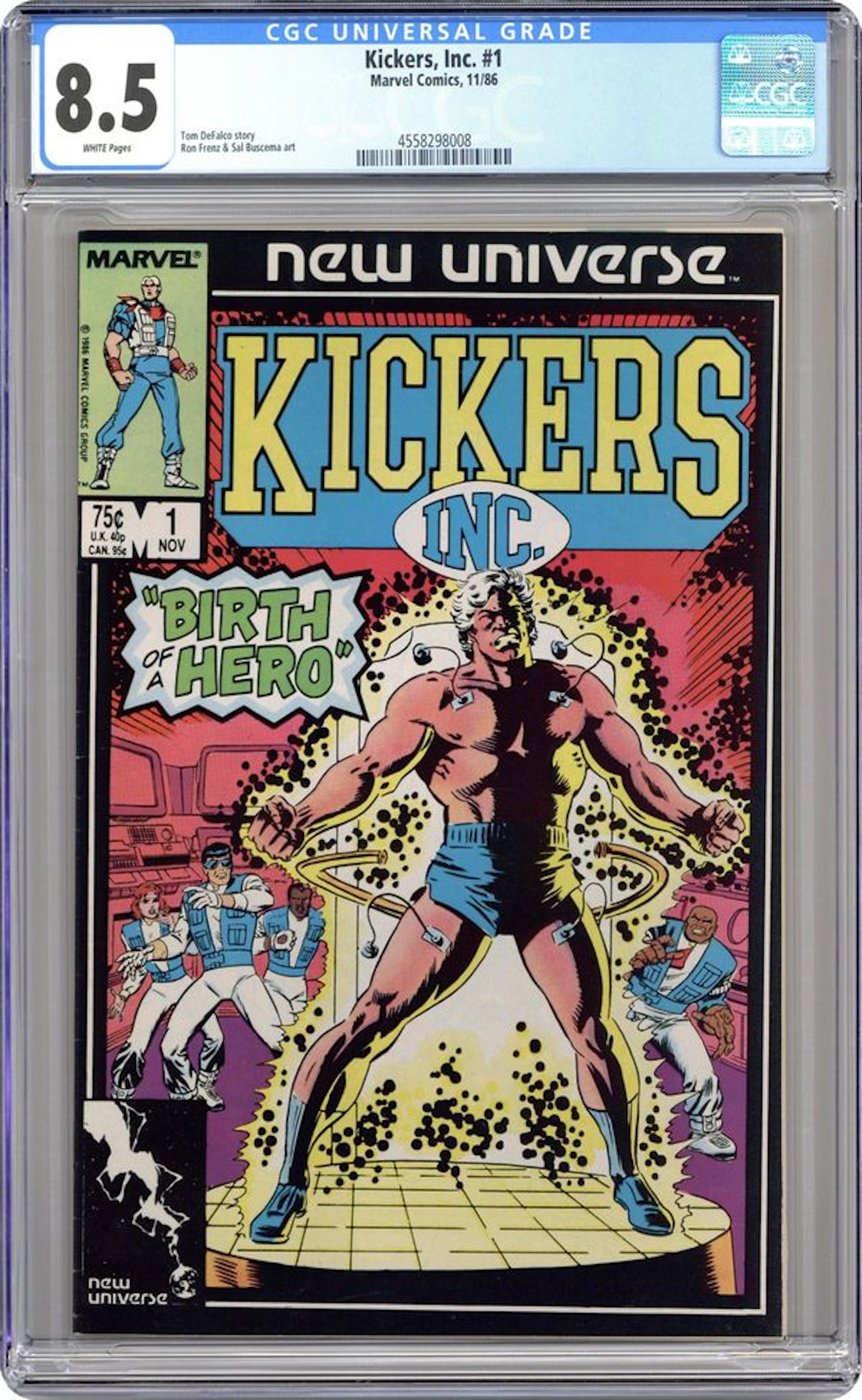 Kickers Inc. (1986) 1D CGC 8.5