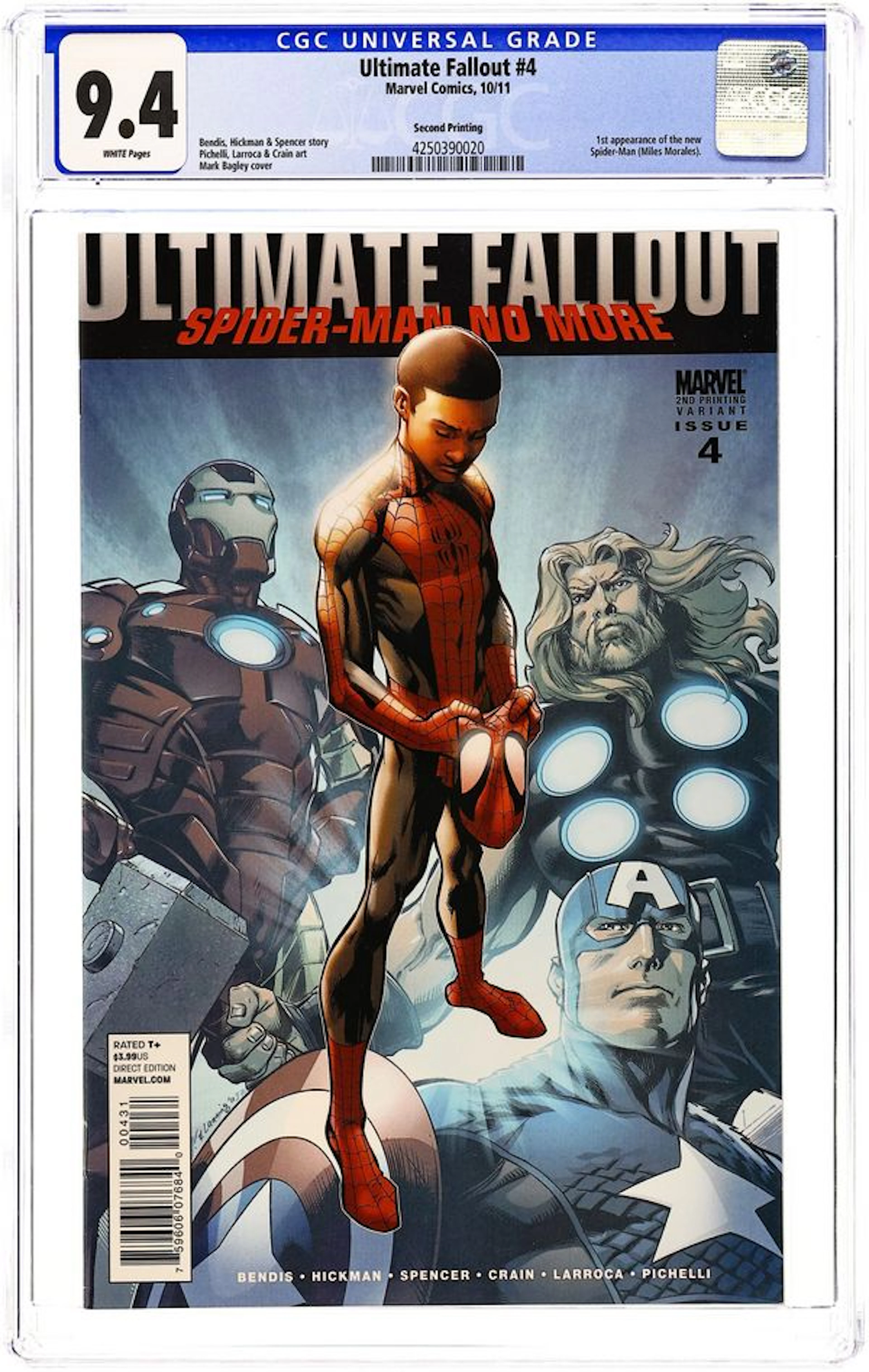Ultimate Fallout (2011 Marvel) 4C CGC 9.4
