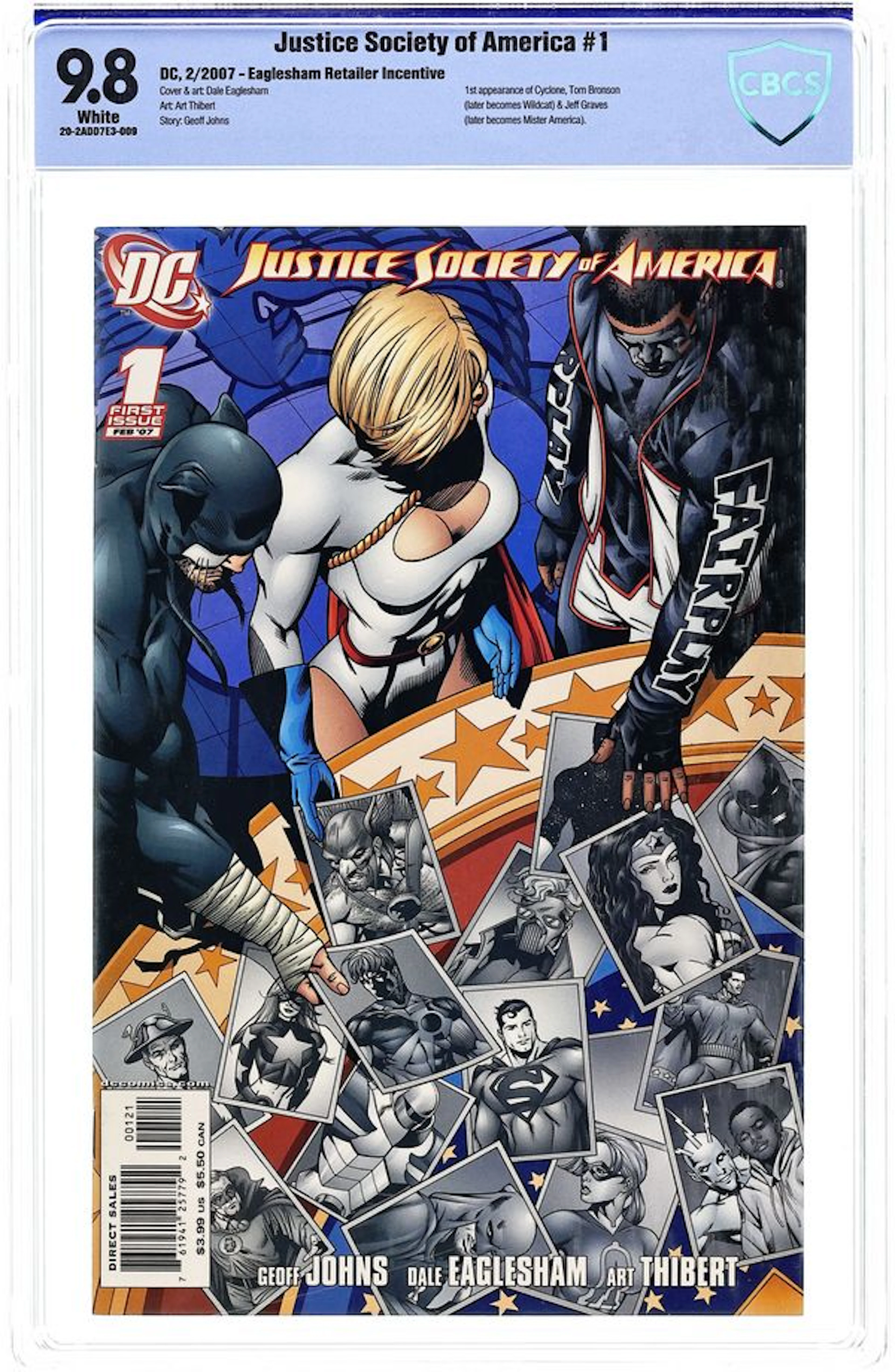Justice Society of America (2006 3rd Series) 1B CBCS 9.8