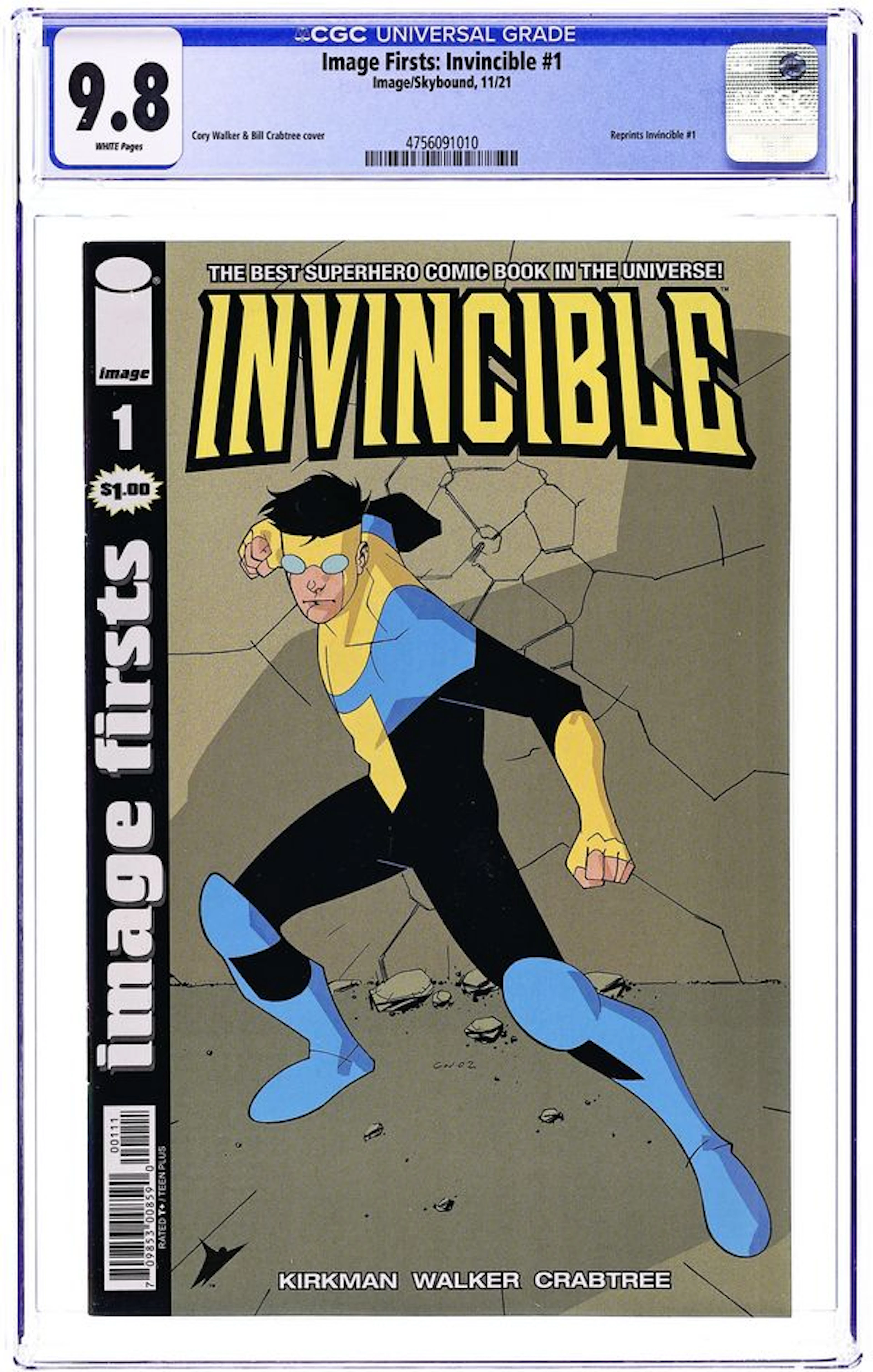 Image Firsts Invincible (2010 Image) 1C CGC 9.8
