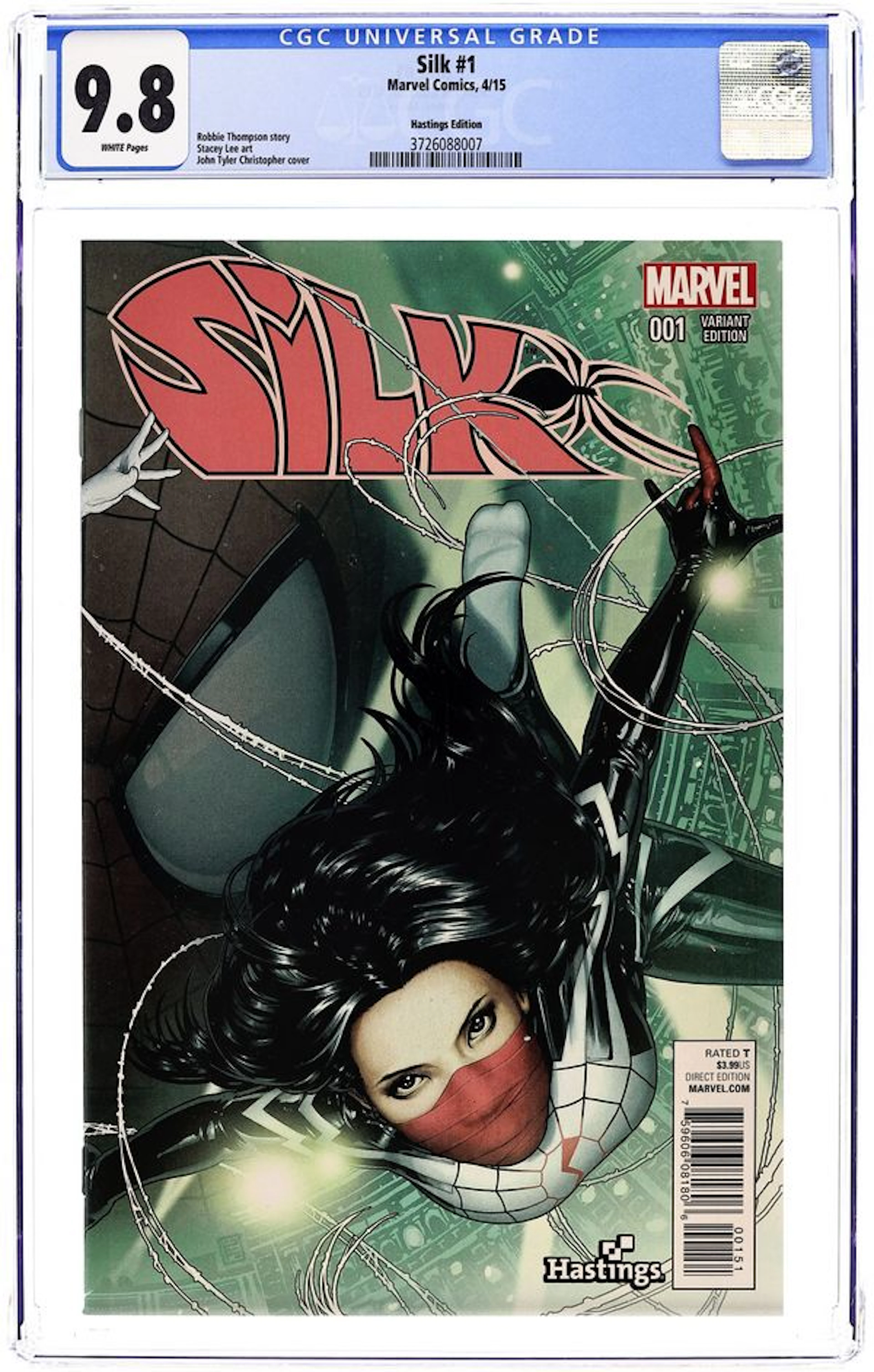 Silk (2015 1st Series) 1HASTINGS CGC 9.8