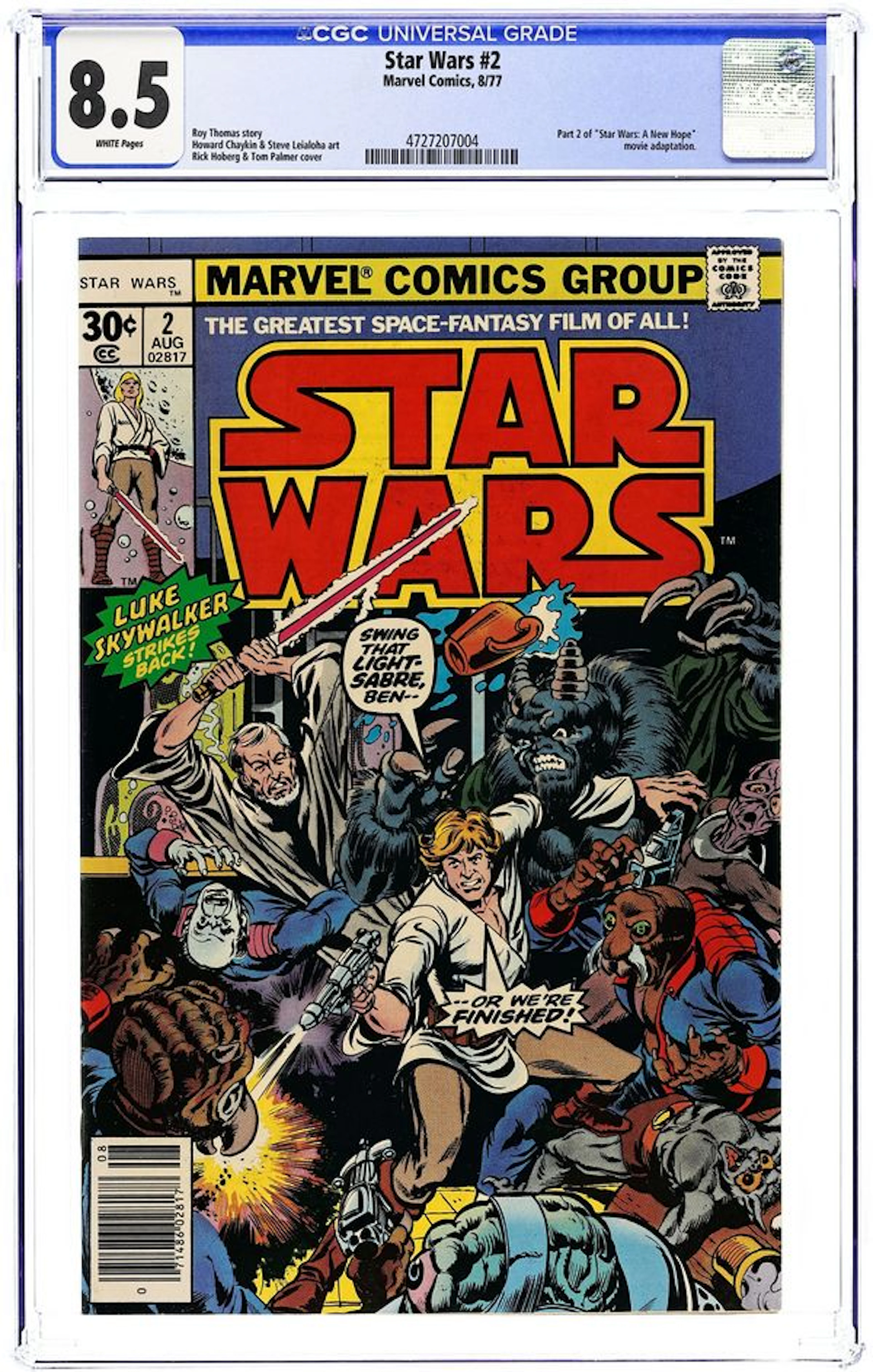Star Wars (1977 Marvel) 2 CGC 8.5