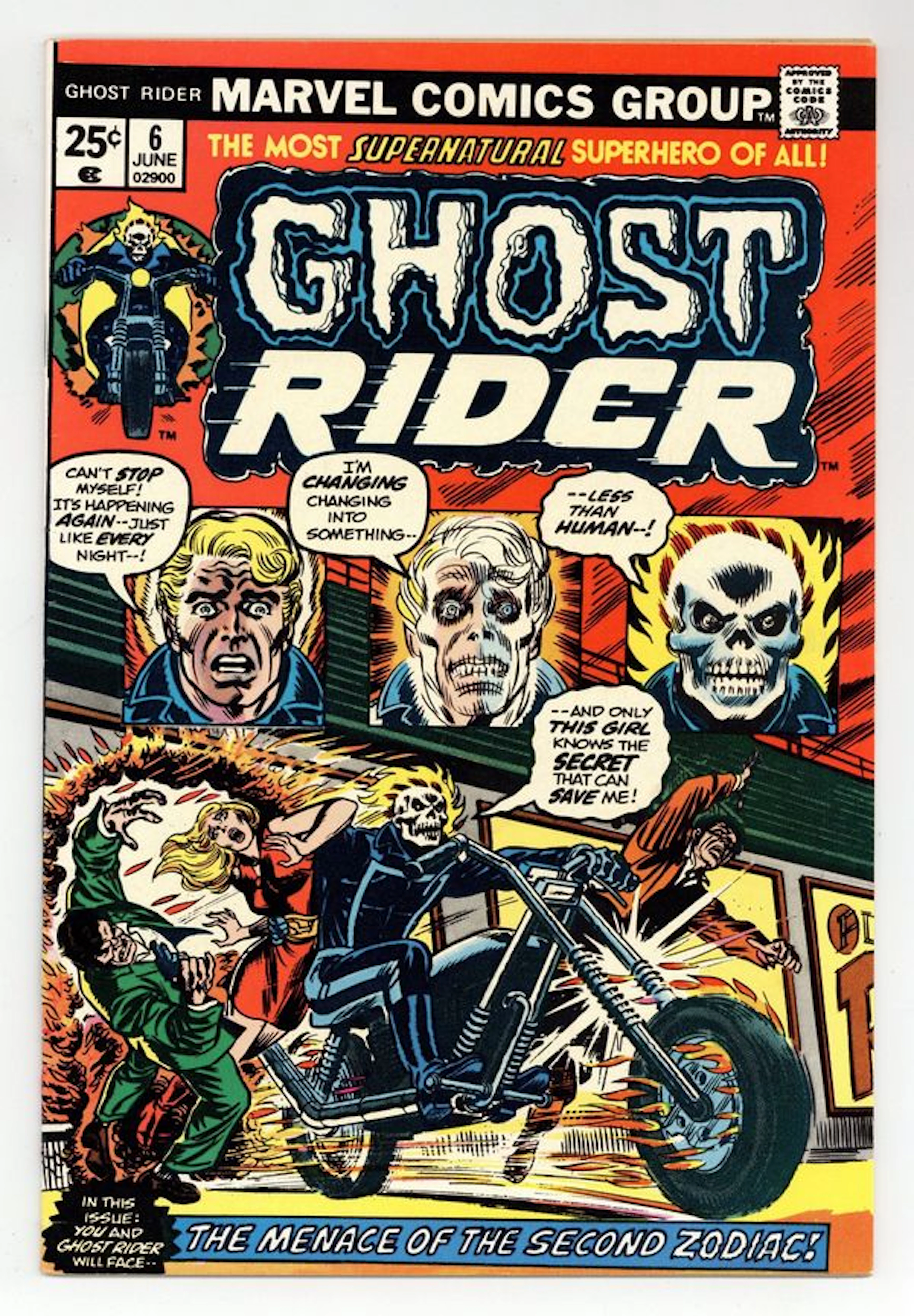 Ghost Rider (1973 1st Series) 6 FN 6.0 (R)