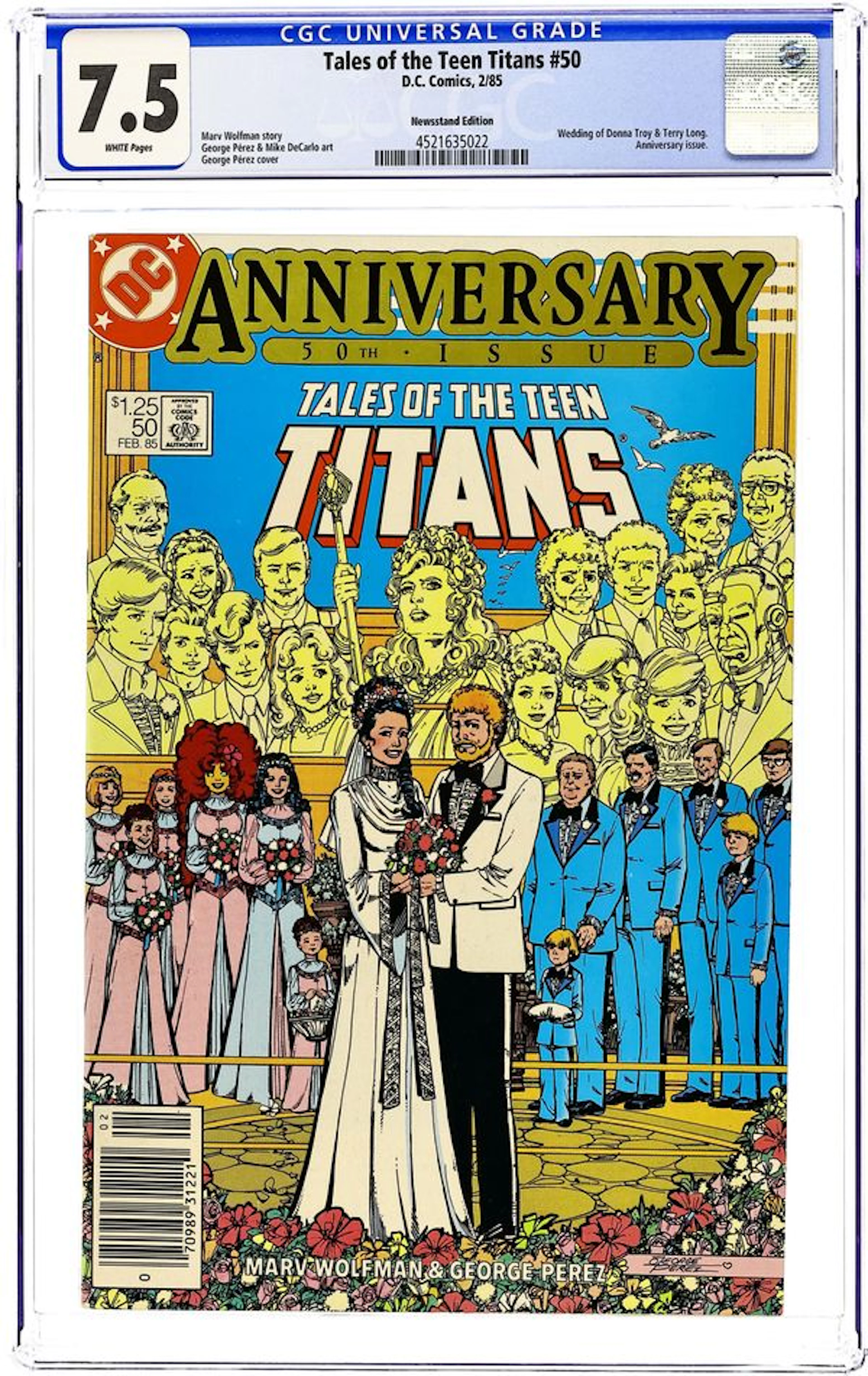 New Teen Titans (1980) (Tales of ...) 50N CGC 7.5