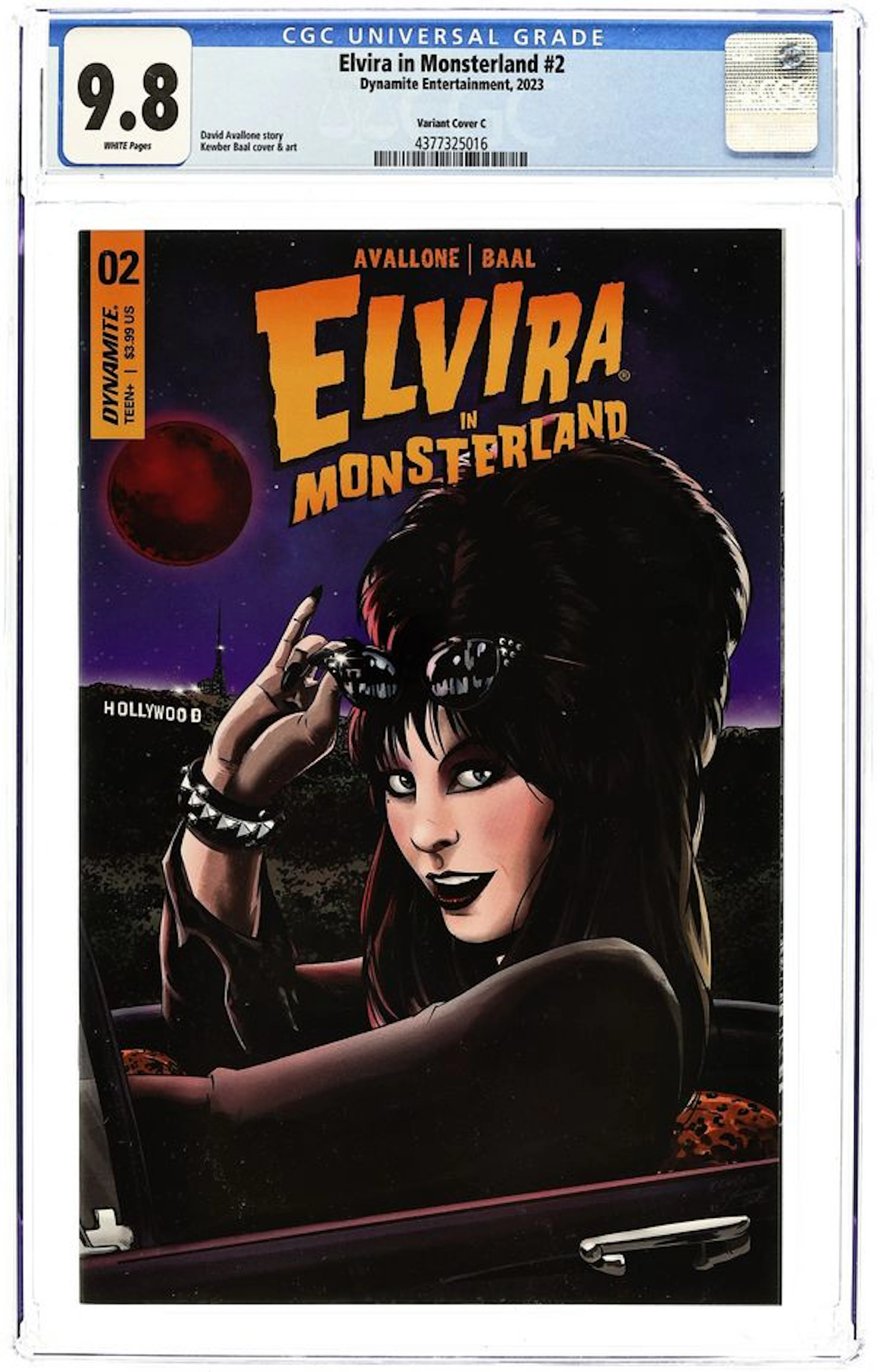 Elvira in Monsterland (2023 Dynamite) 2C CGC 9.8