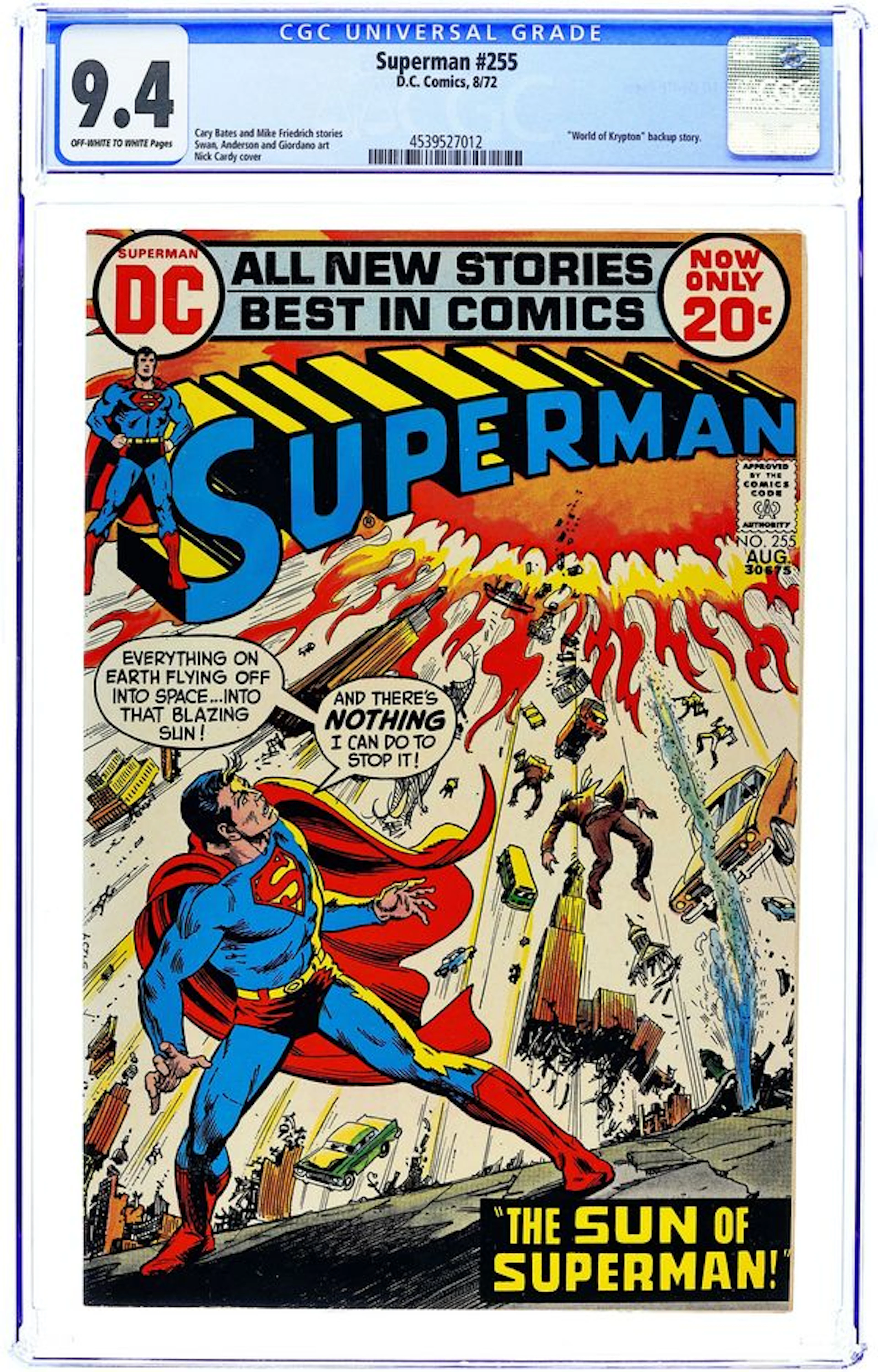 Superman (1939 1st Series) 255 CGC 9.4