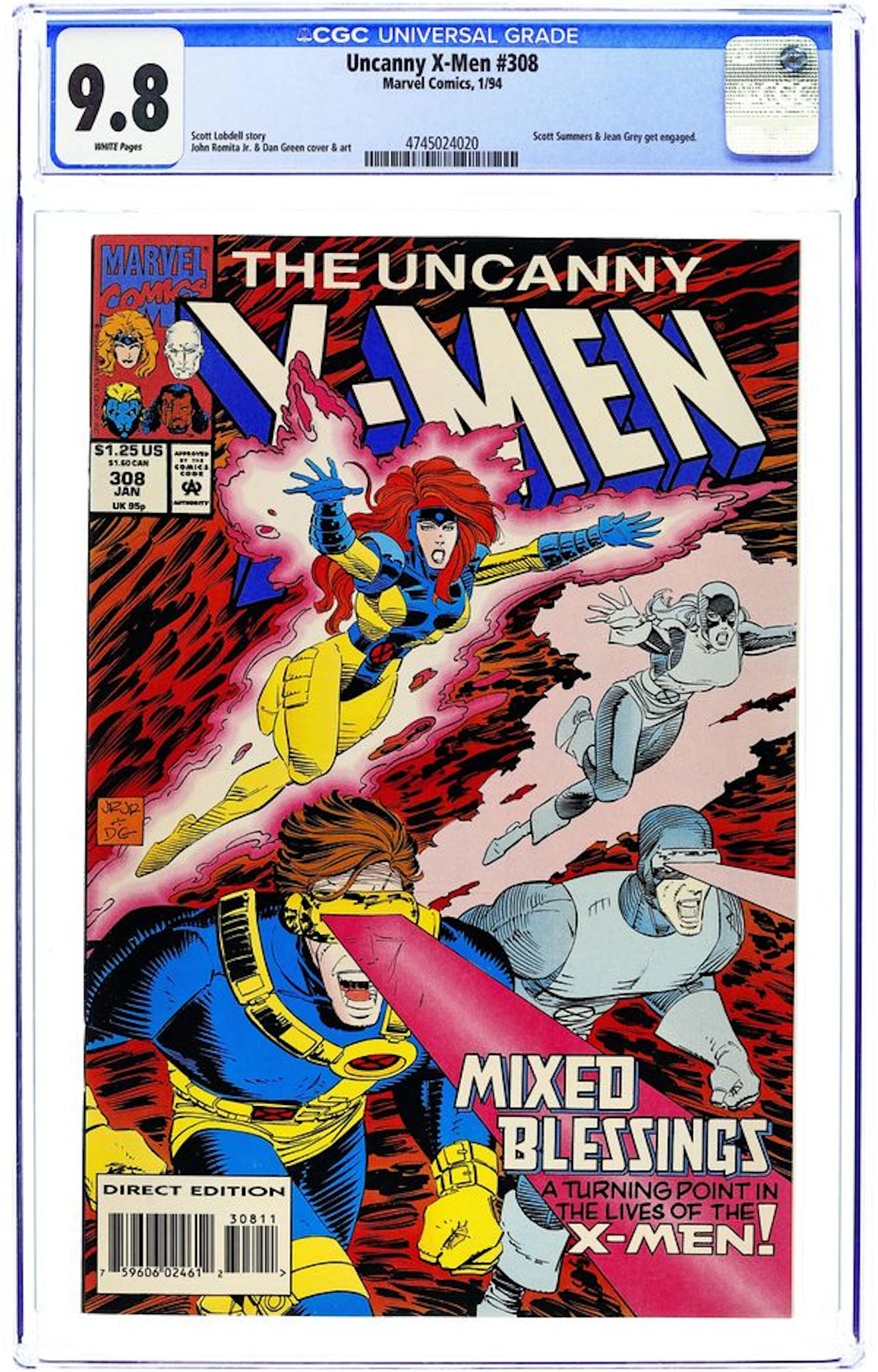 Uncanny X-Men (1963 1st Series) 308 CGC 9.8