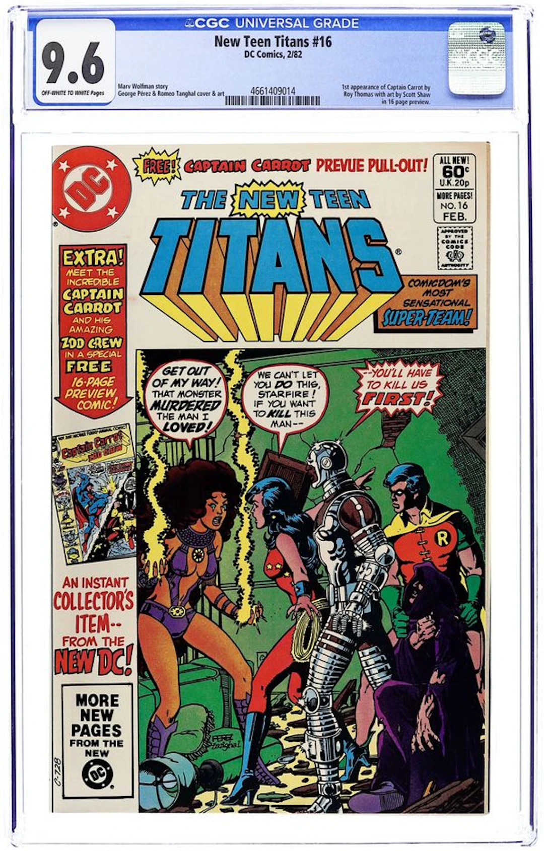 New Teen Titans (1980) (Tales of ...) 16 CGC 9.6