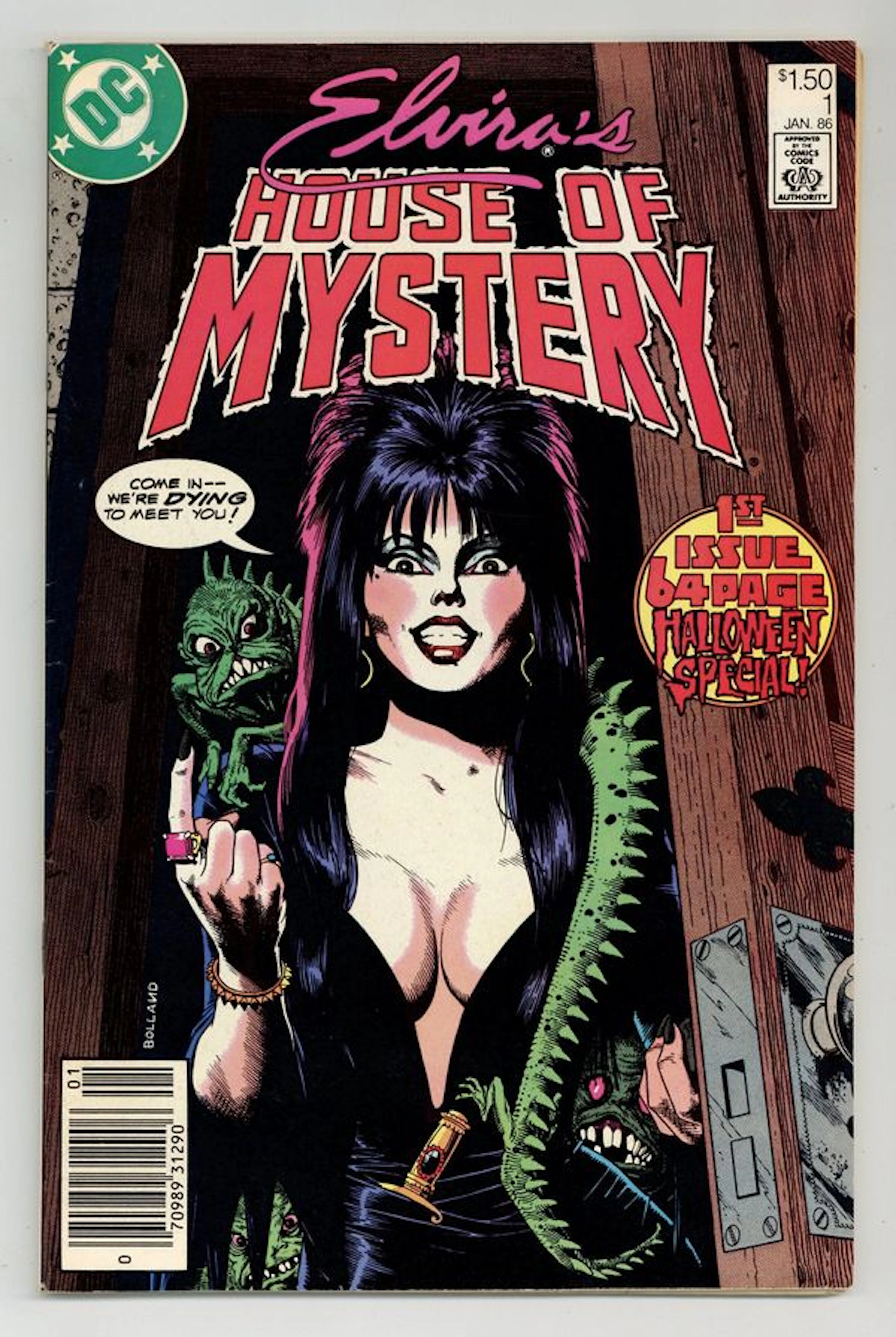 Elvira's House of Mystery (1986 DC) 1N FN+ 6.5
