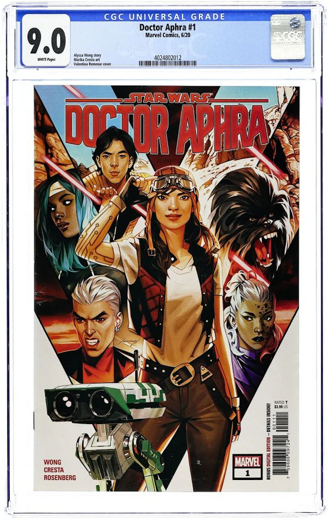 Star Wars Doctor Aphra (2020 Marvel) 1A CGC 9.0