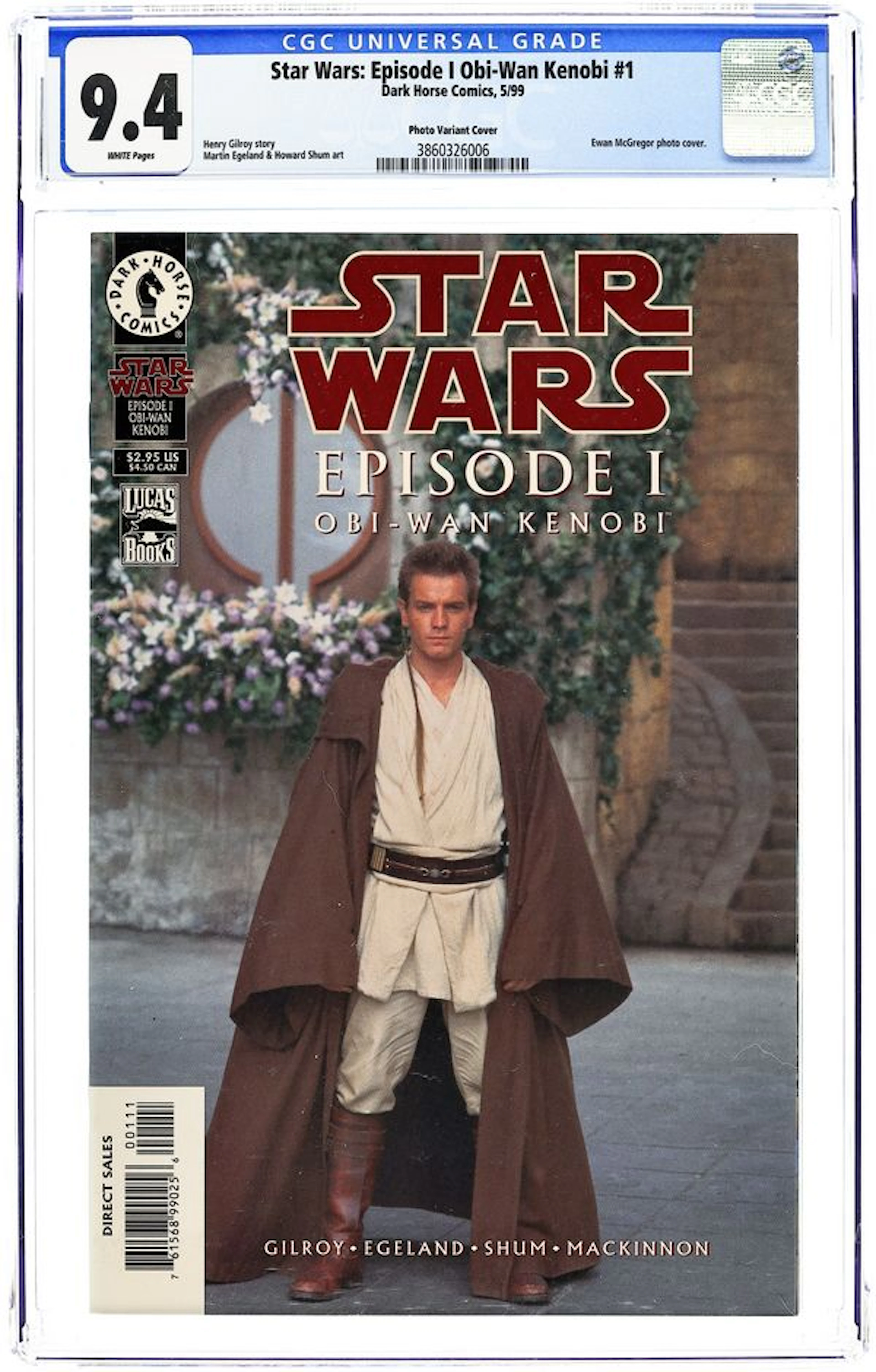 Star Wars Episode 1 Obi-Wan Kenobi (1999) 1B CGC 9.4