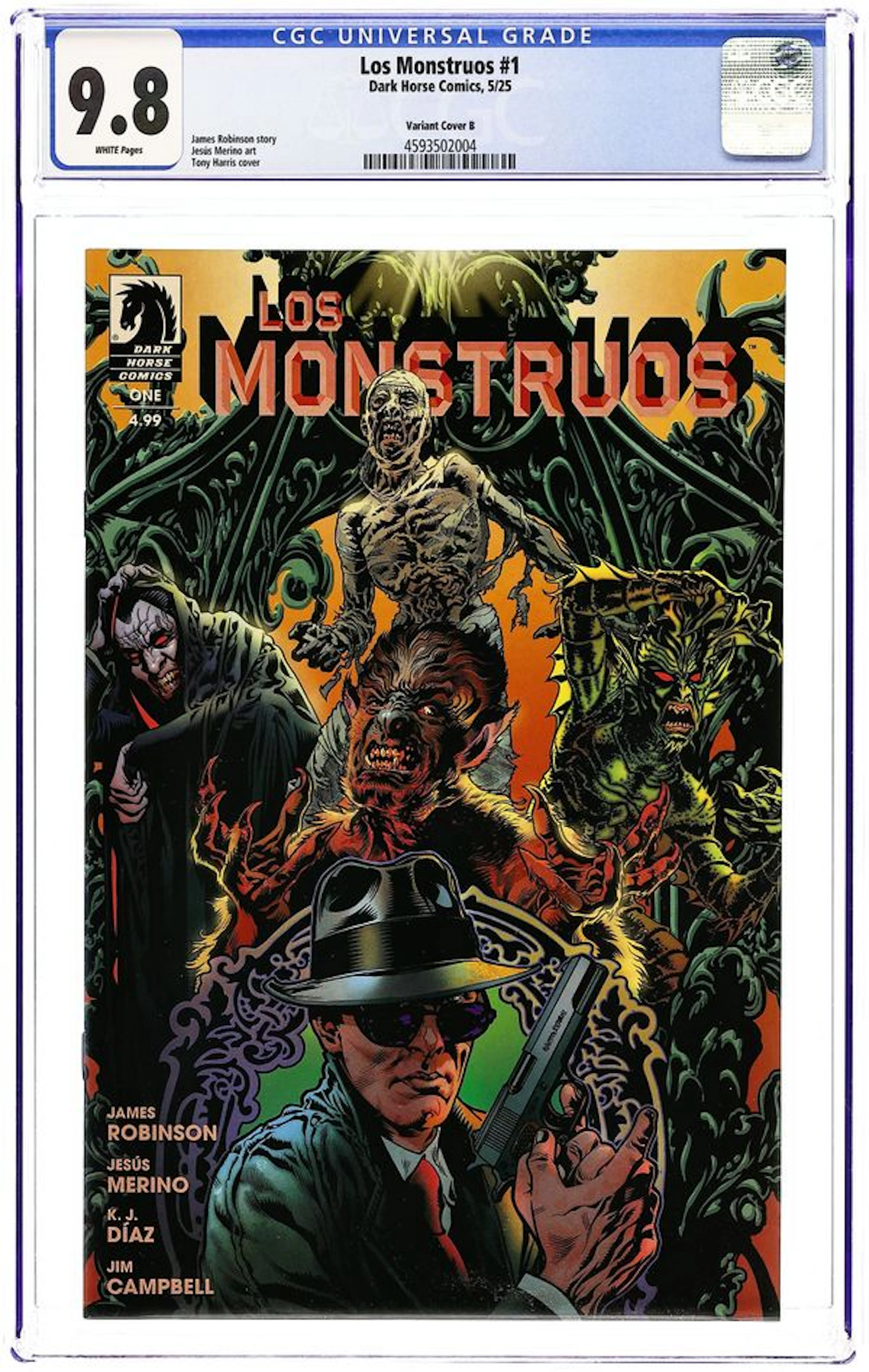 Los Monstruos (2025 Dark Horse) 1B CGC 9.8