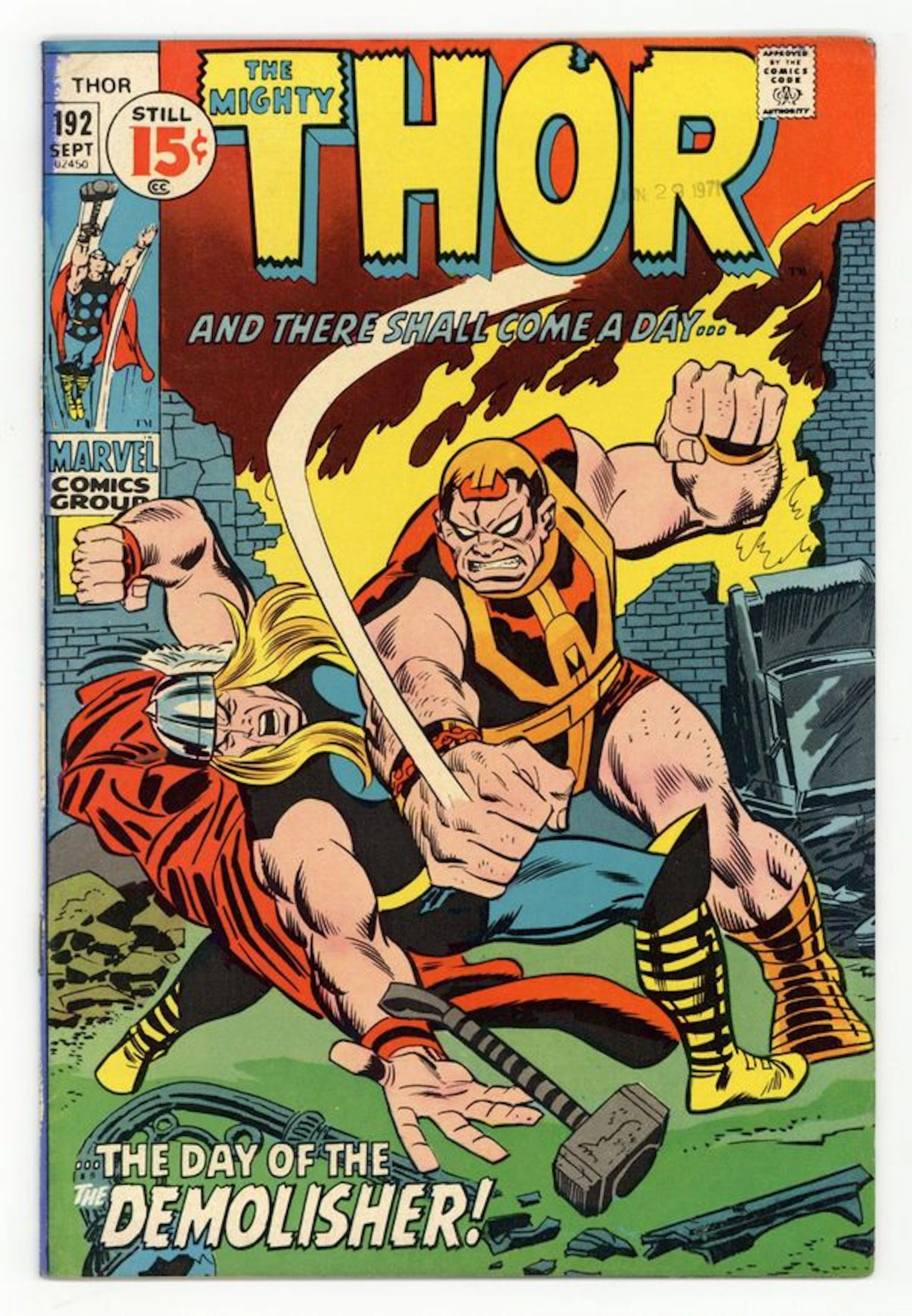 Thor (1962 Marvel 1st Series Journey Into Mystery) 192 FN+ 6.5