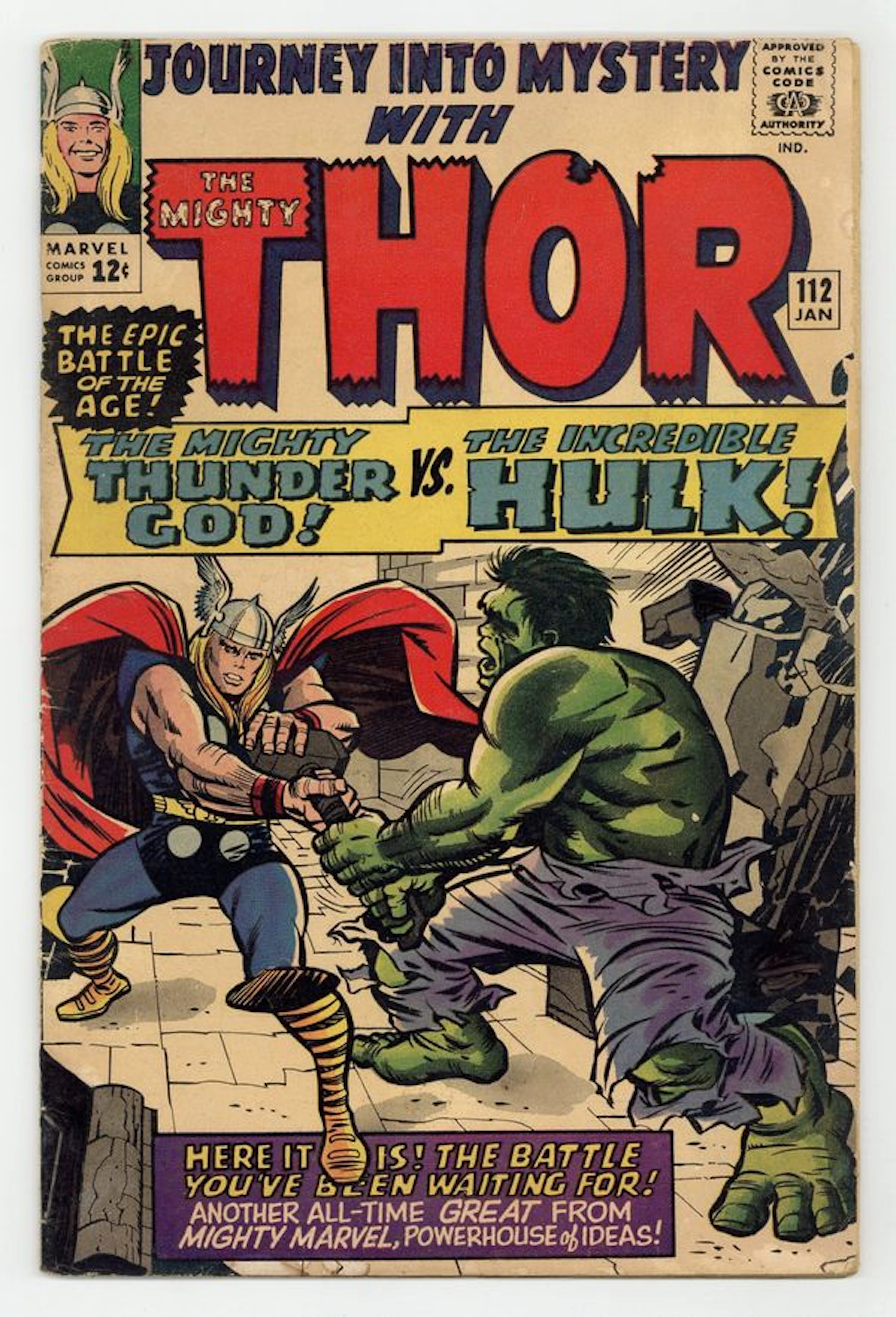 Thor (1962 Marvel 1st Series Journey Into Mystery) 112 GD+ 2.5