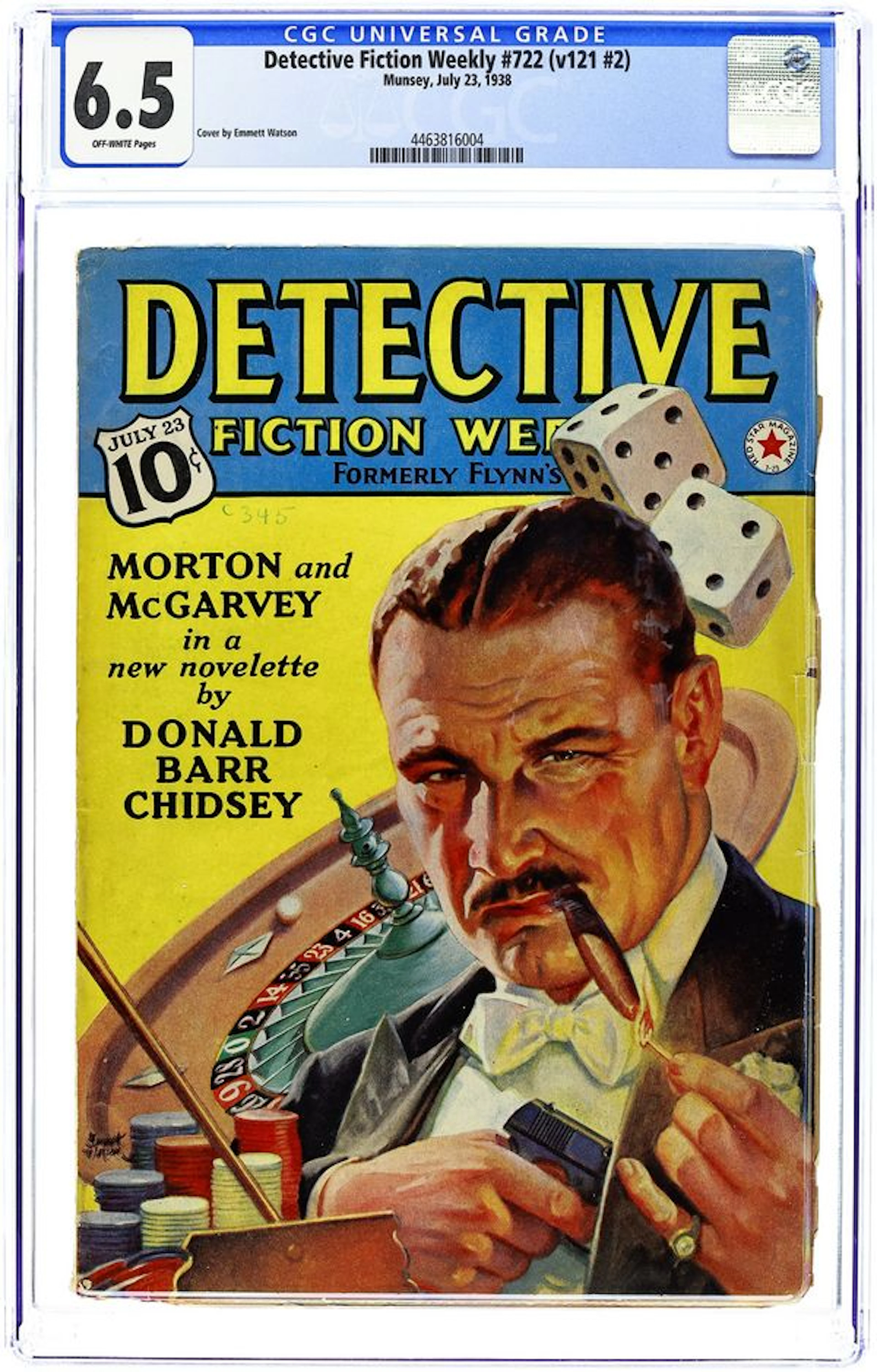 Detective Fiction Weekly (1928-1942 Red Star News) Pulp Vol. 121 #2 CGC 6.5