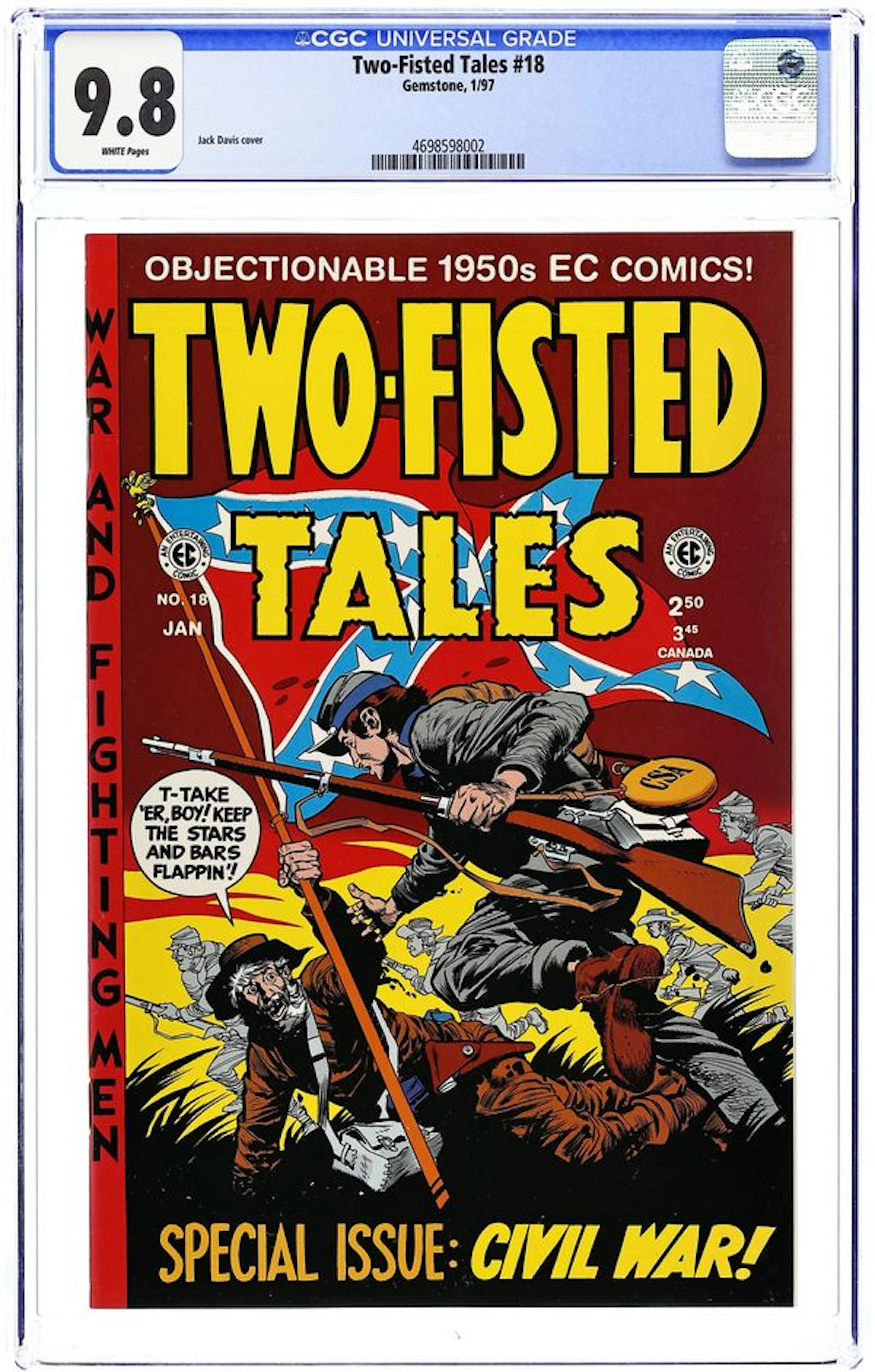 Two Fisted Tales (1992 Gemstone/Russ Cochran) 18 CGC 9.8