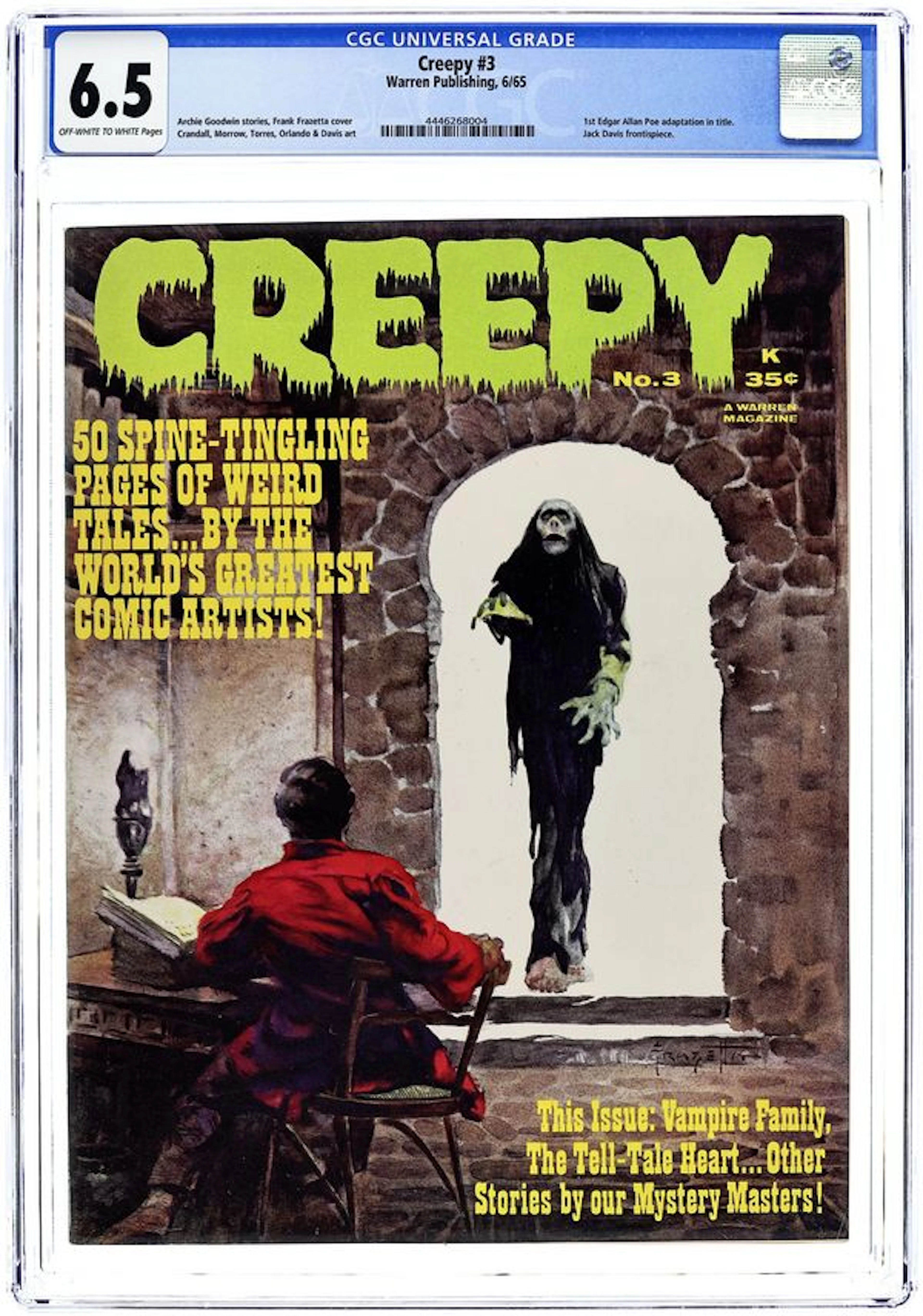 Creepy (1964 Warren) 3 CGC 6.5