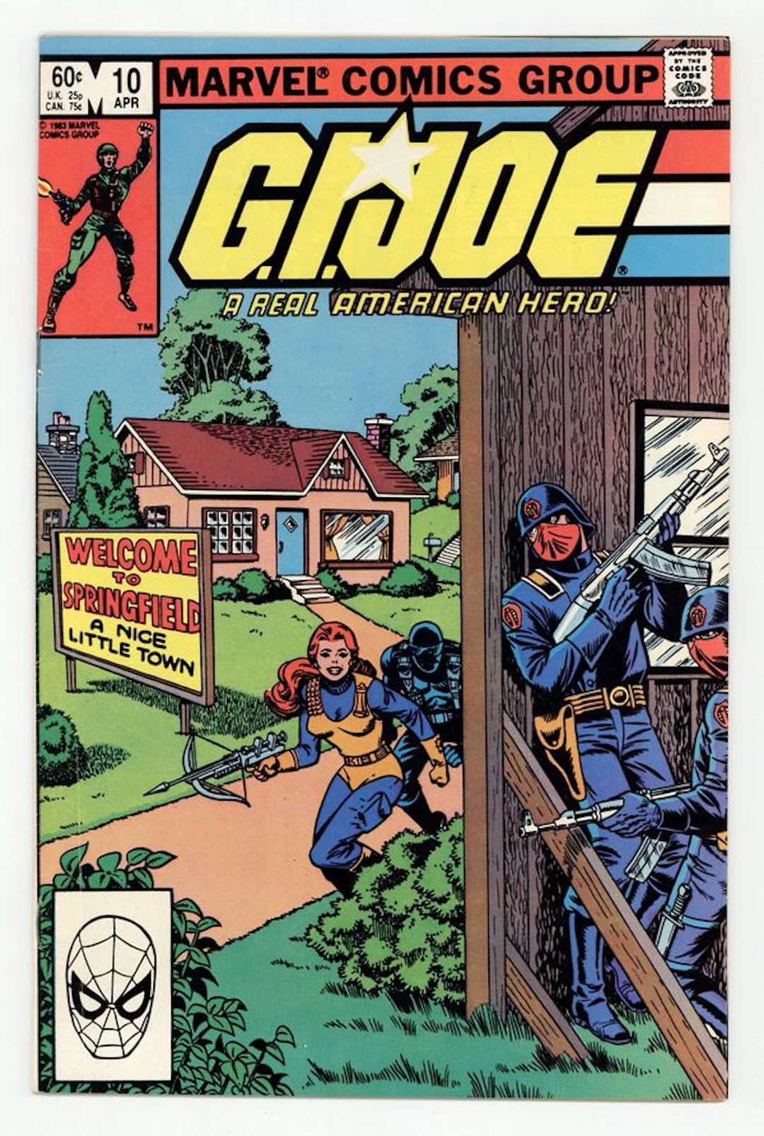 GI Joe A Real American Hero (1982 Marvel) 10D VG/FN 5.0