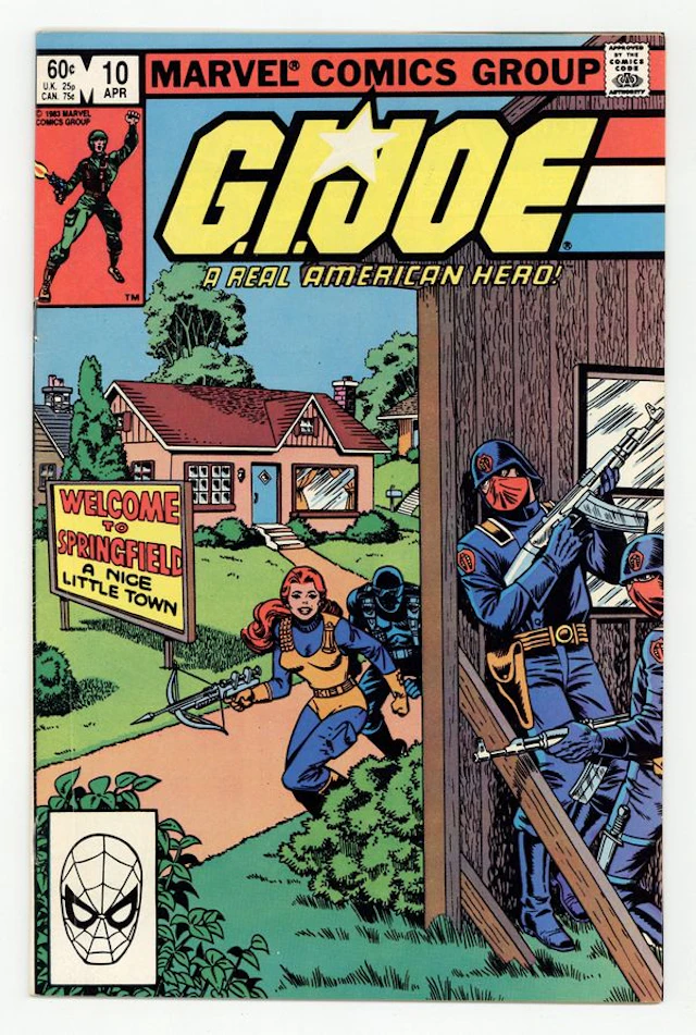 GI Joe A Real American Hero (1982 Marvel) 10D VG/FN 5.0