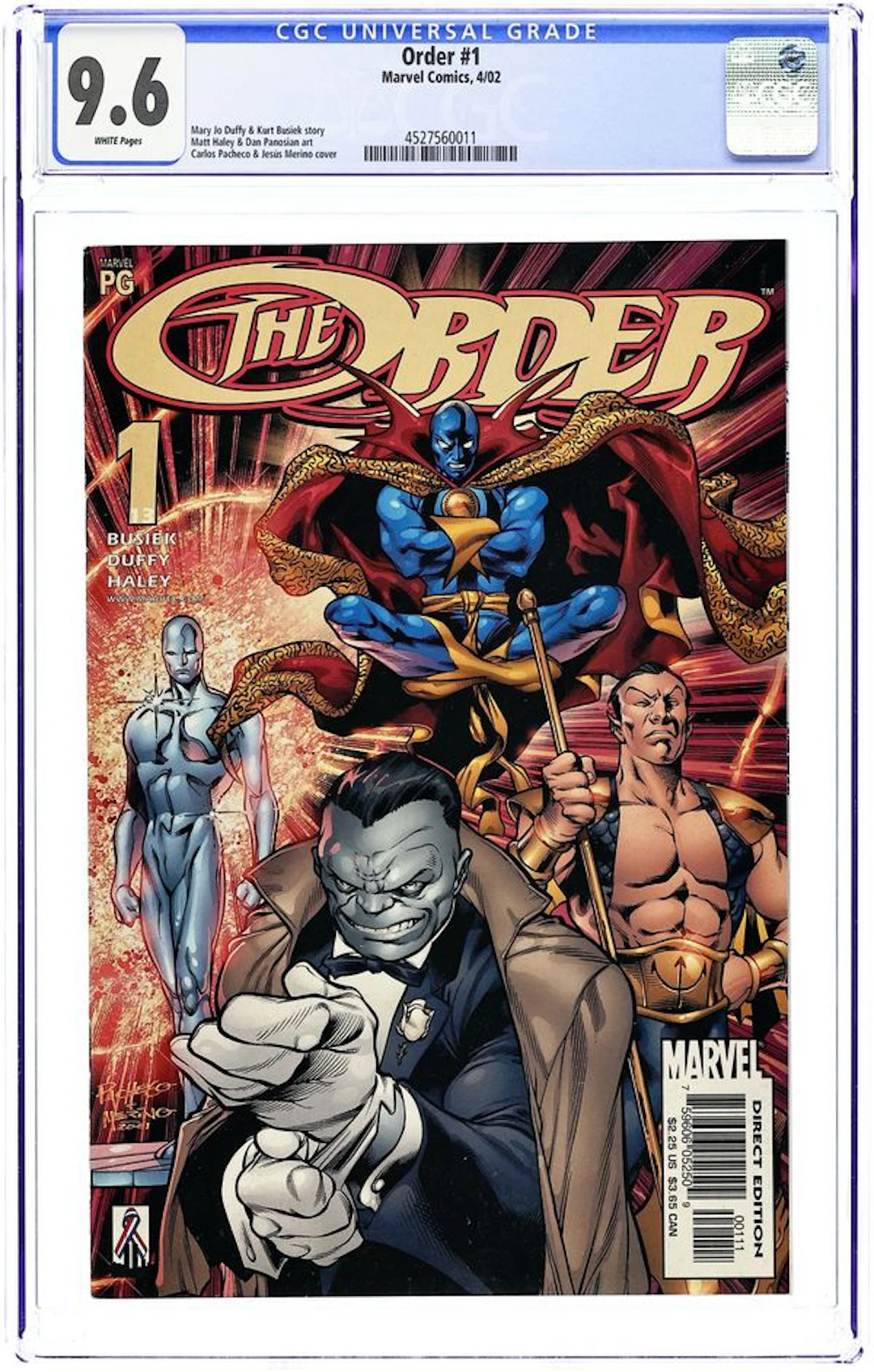 The Order (2002 Marvel 1st Series) 1 CGC 9.6