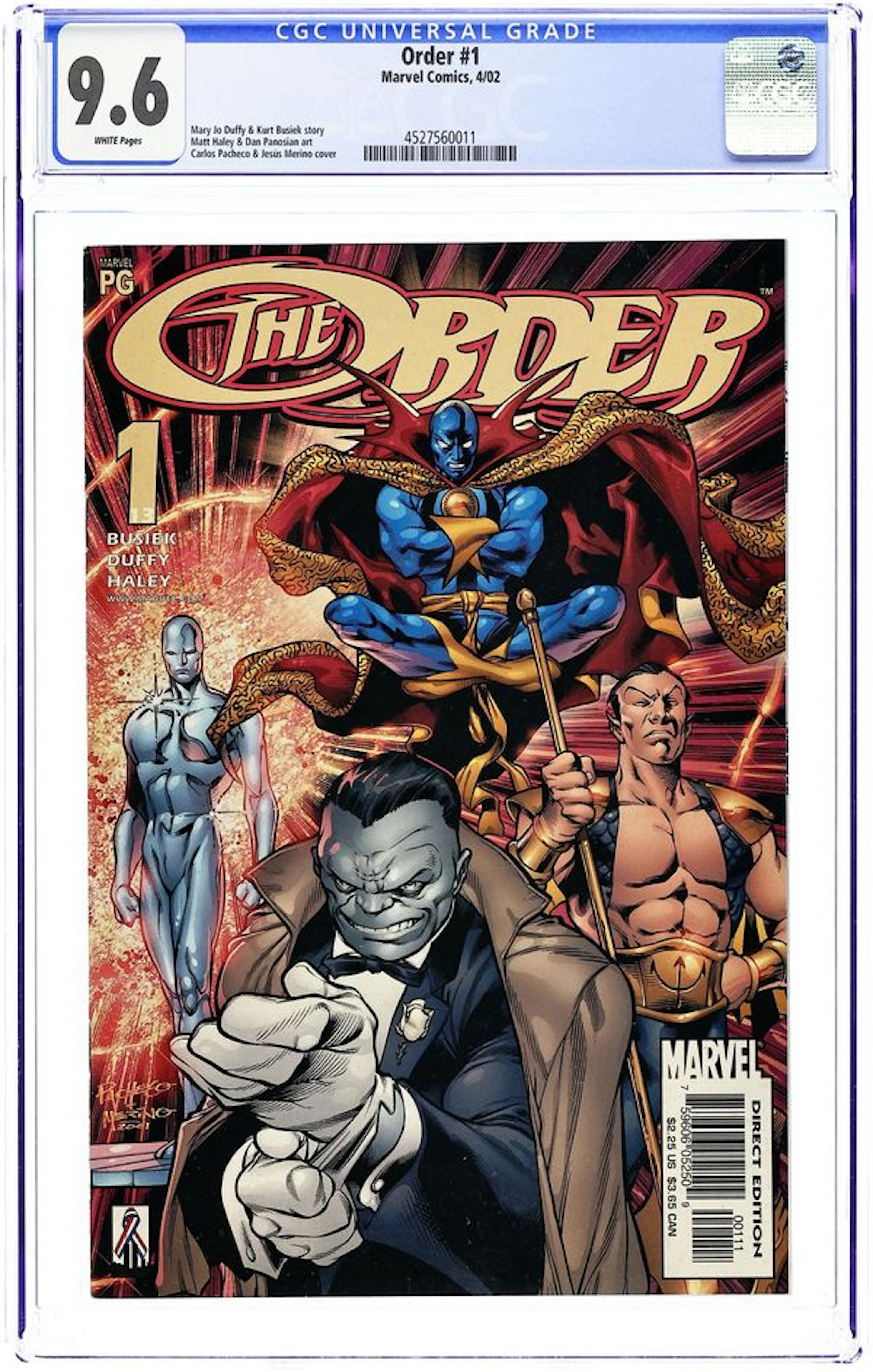 The Order (2002 Marvel 1st Series) 1 CGC 9.6