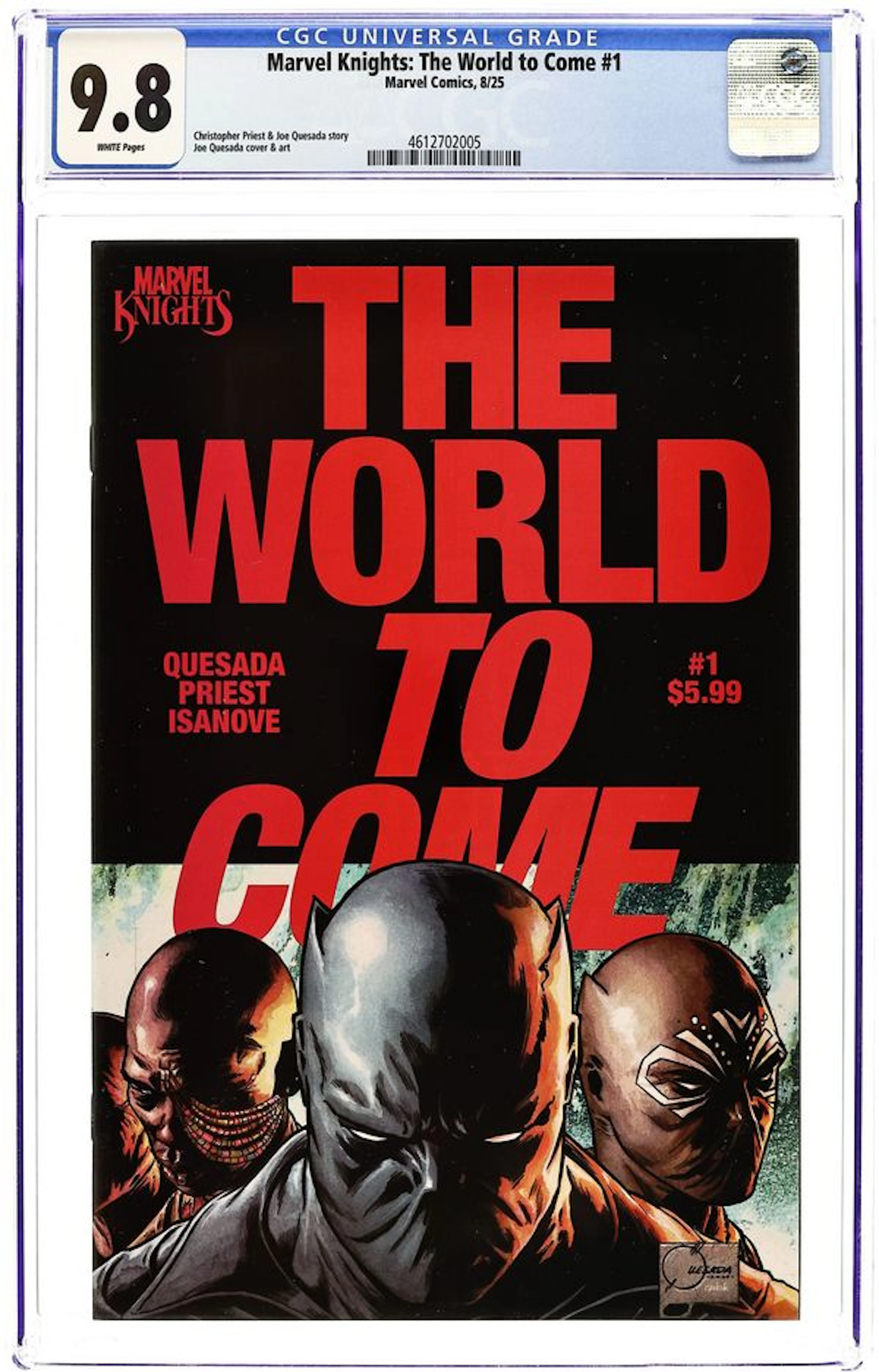 Marvel Knights The World to Come (2025 Marvel) 1A CGC 9.8