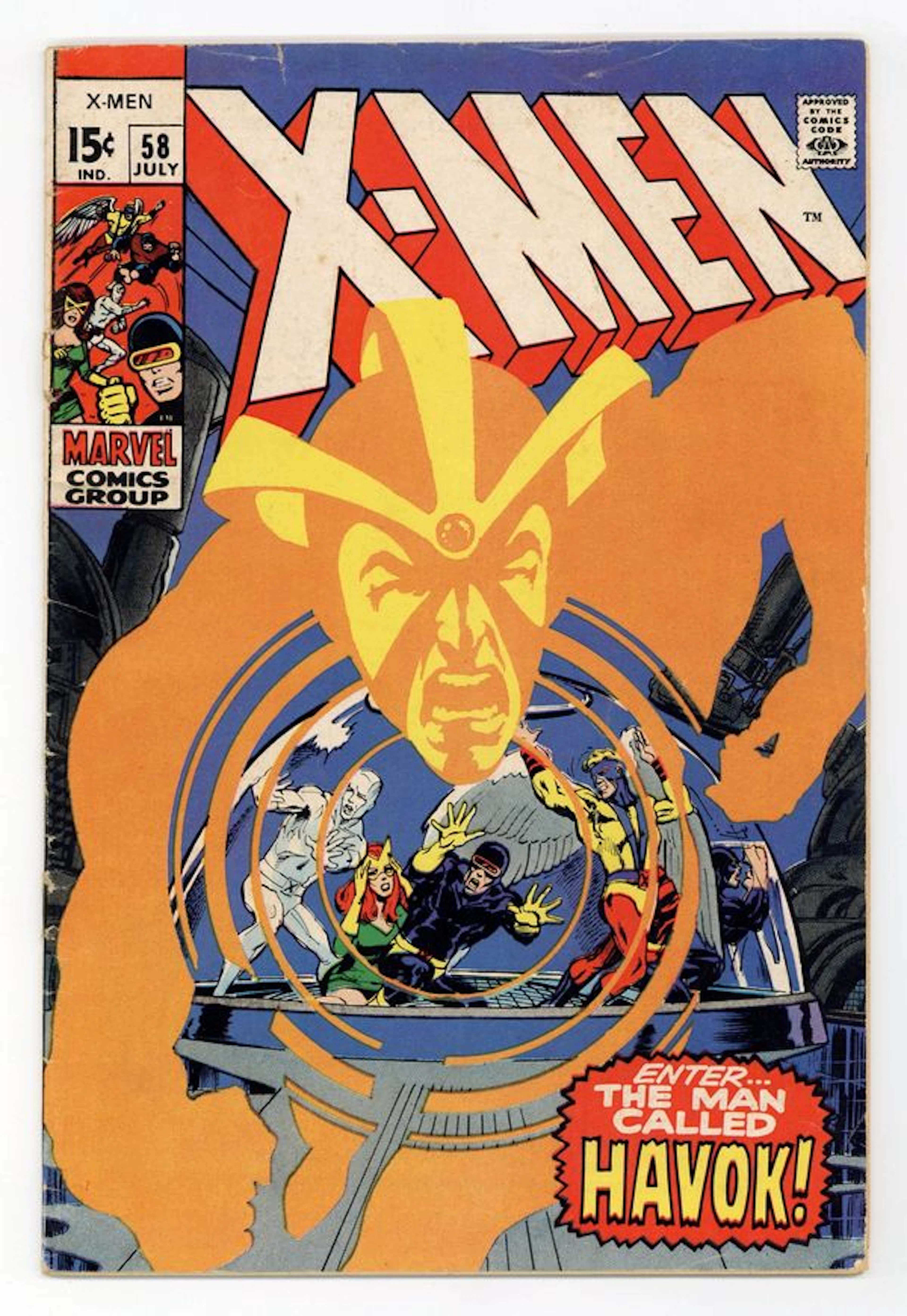 Uncanny X-Men (1963 1st Series) 58 GD/VG 3.0