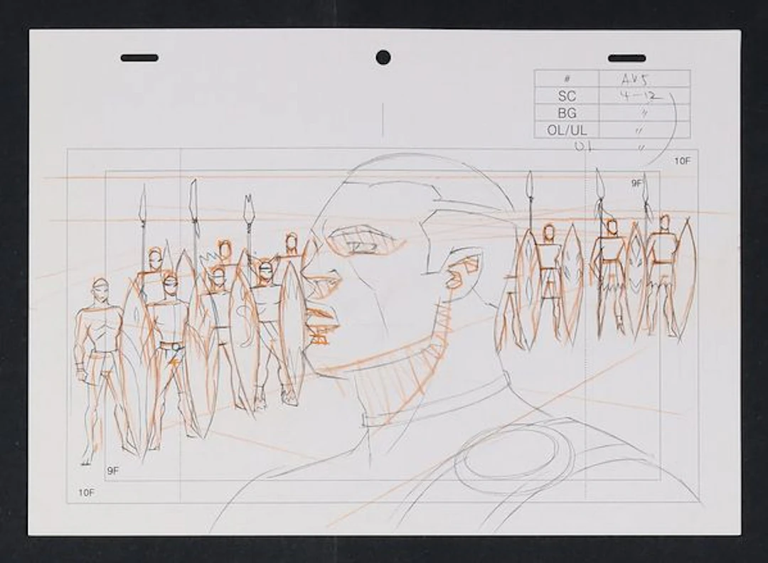 Avengers Assemble Animated Series Production Art (Black Panther)